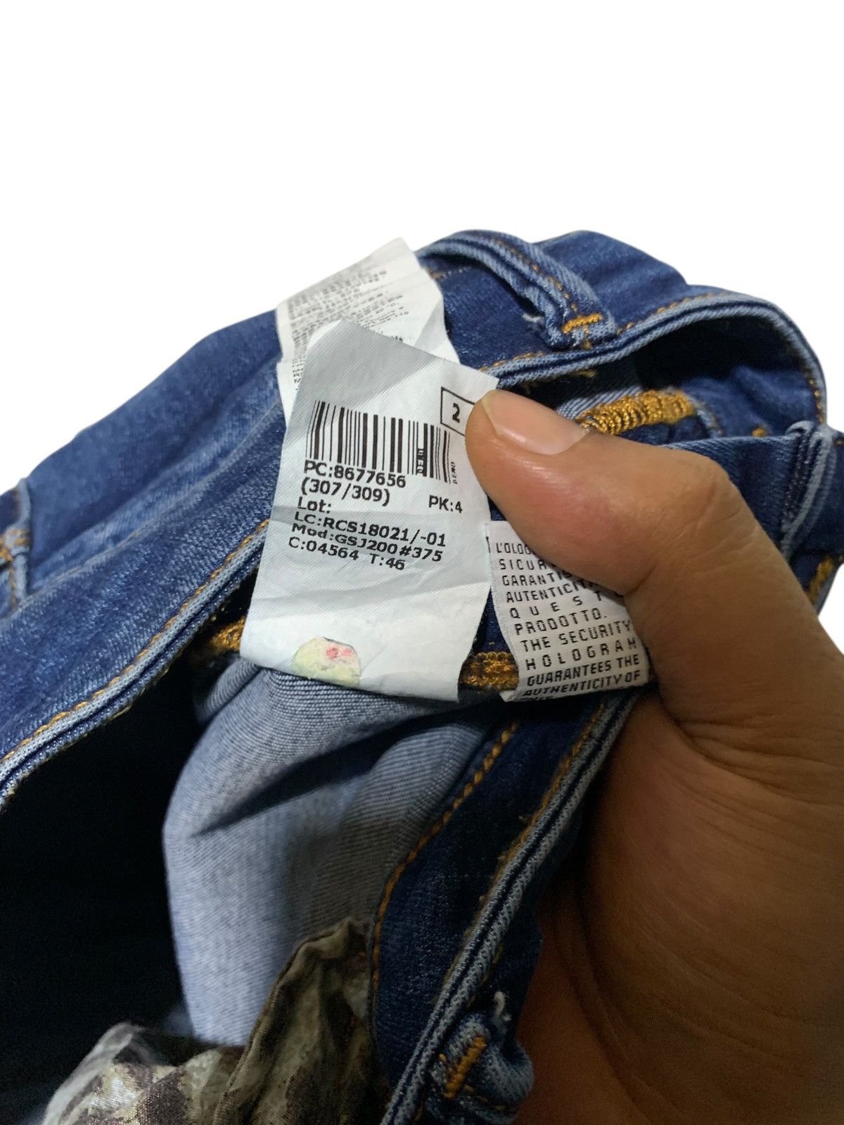 Roberto Cavalli Roberto Cavalli gold snake skinny denim jeans Size 30" / US 8 / IT 44 - 13 Thumbnail