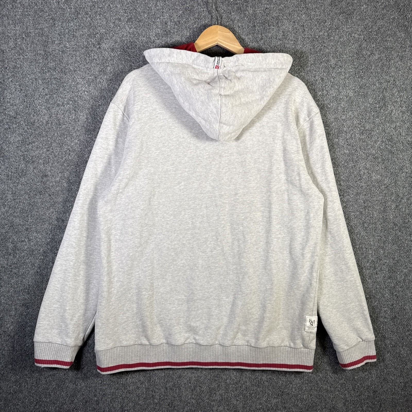Evisu Vintage EVISU Hoodie Mens Large Gray Y2K Embroidered Jeans Size US L / EU 52-54 / 3 - 6 Thumbnail