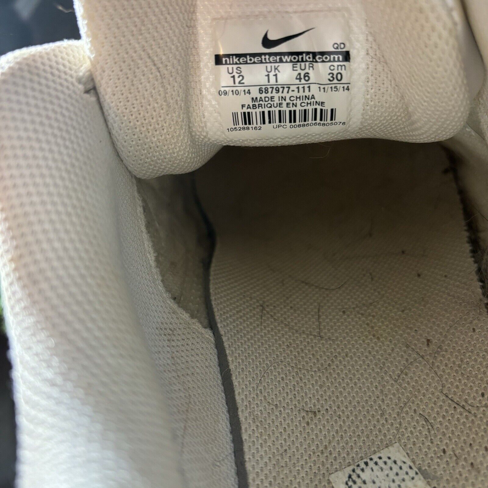 Nike Size 12 - Nike Air Max LTD 3 Triple White Size US 12 / EU 45 - 9 Thumbnail