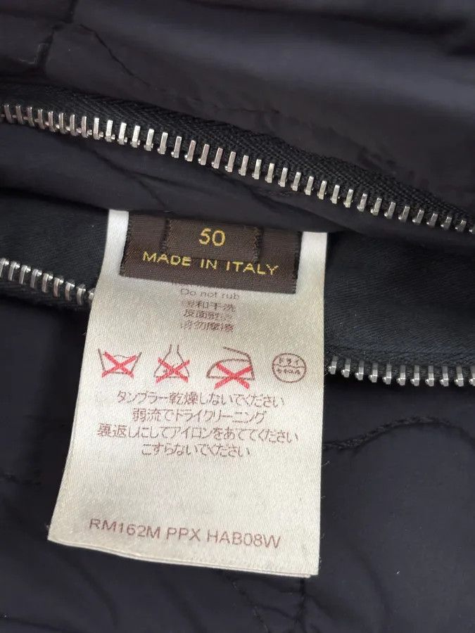 Louis Vuitton Louis Vuitton Black Quilted Nylon Bomber Jacket Size US M / EU 48-50 / 2 - 11 Thumbnail