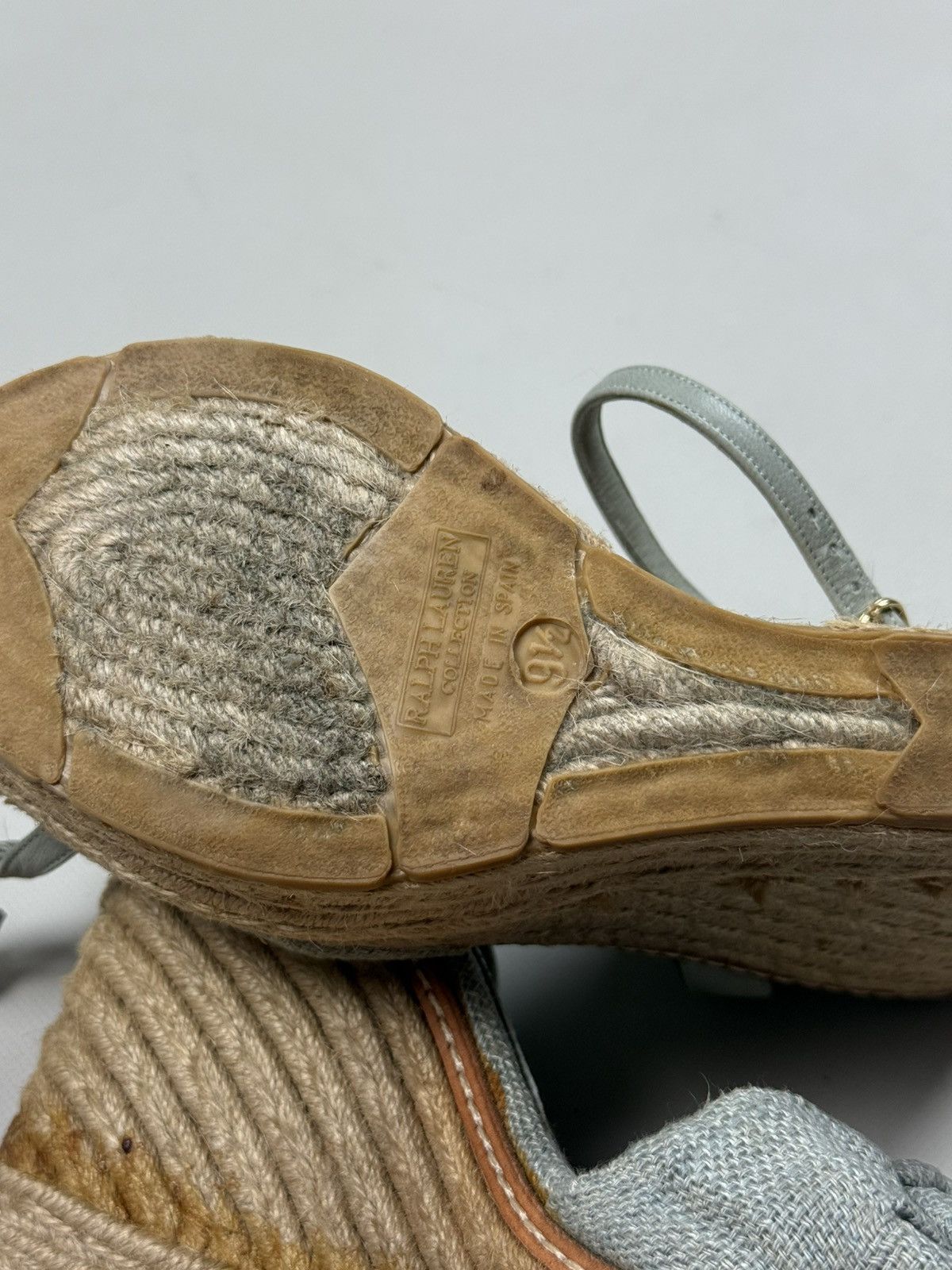 Ralph Lauren Purple Label Ralph Lauren Purple Fistina Espadrille Wedge Sandals Shoes Size US 9.5 / IT 39.5 - 20 Thumbnail