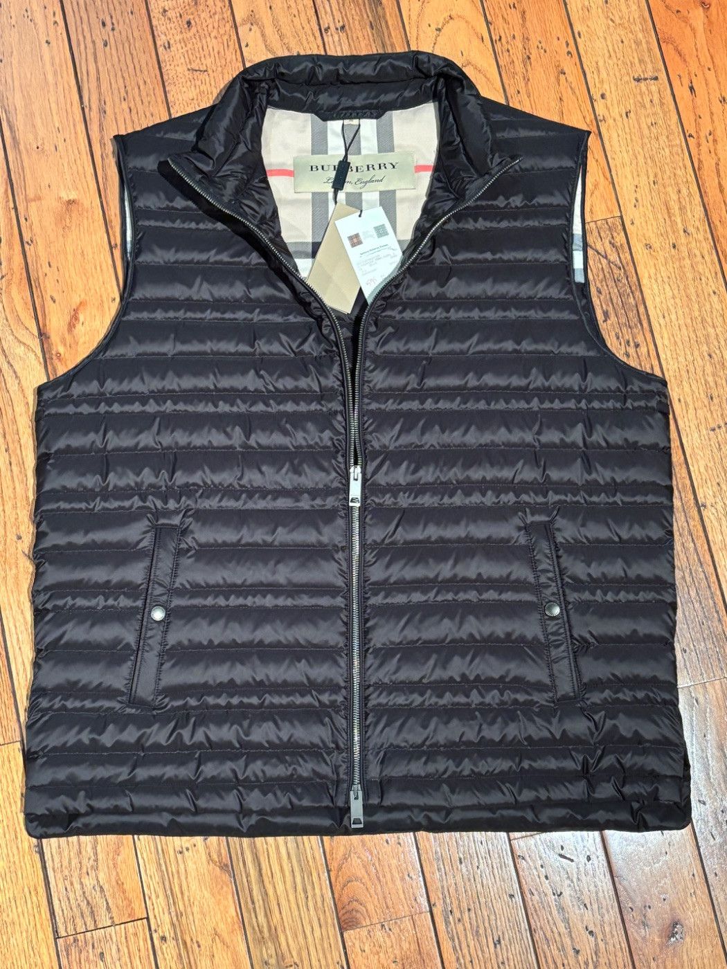 Burberry Burberry Down Puffer Vest Black Size 50 Size US M / EU 48-50 / 2 - 1 Thumbnail