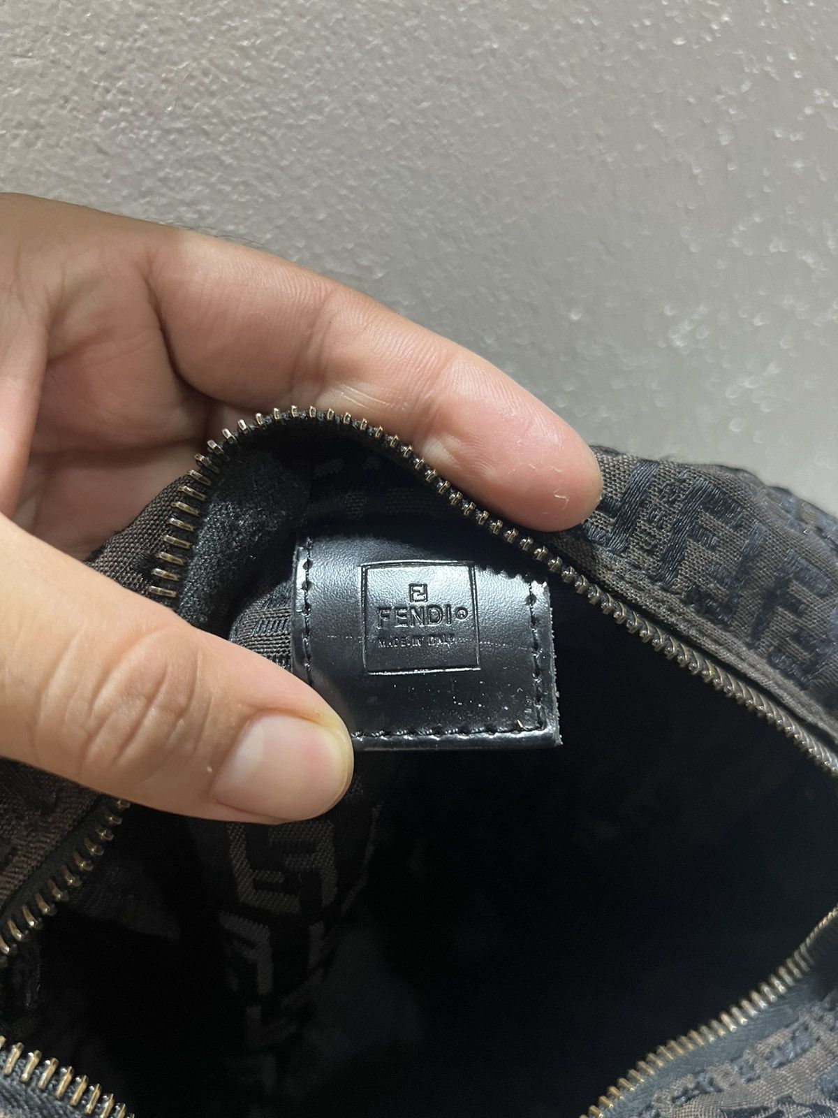 Fashion Nova × Fendi Fendi Zucchino canvas mini bag Size ONE SIZE - 14 Thumbnail
