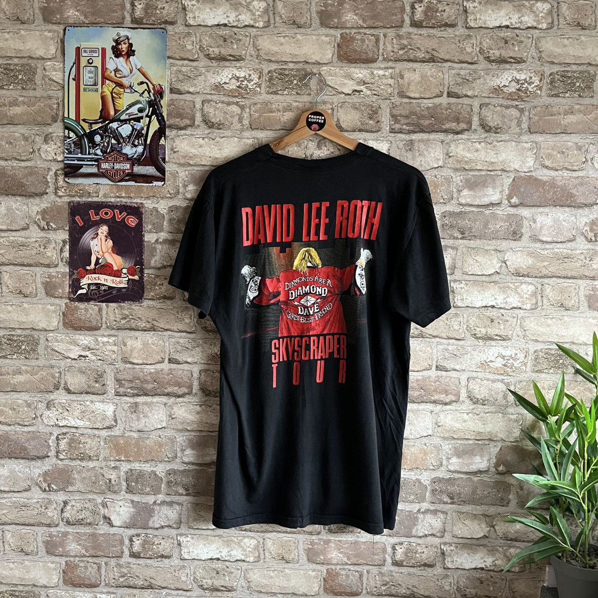 Band Tees × Vintage David Lee Roth Skyscraper 1988 vintage band tee Size US L / EU 52-54 / 3 - 2 Thumbnail