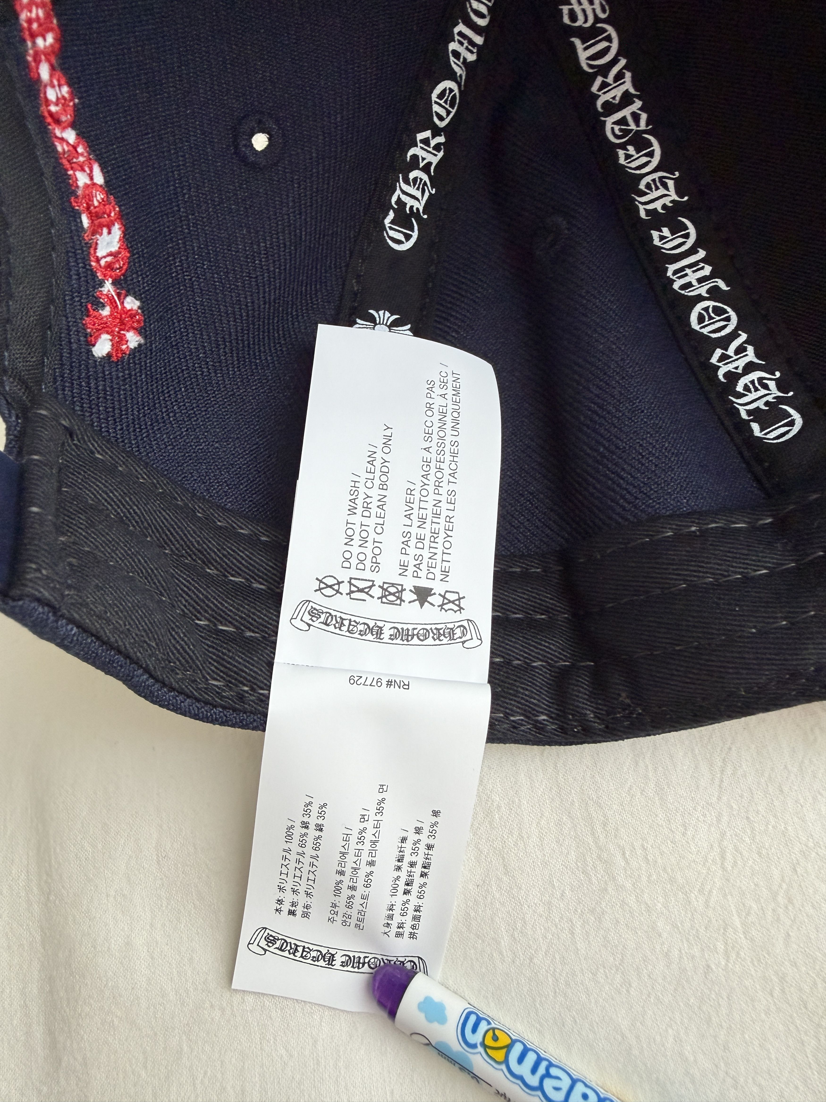 Chrome Hearts Baseball cap blue Size ONE SIZE - 6 Thumbnail