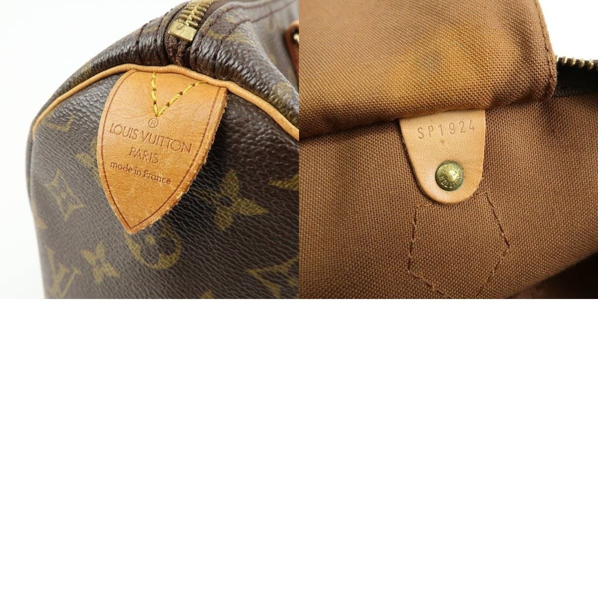 Louis Vuitton Louis Vuitton Monogram Speedy 35 Satchel Brown Size ONE SIZE - 8 Thumbnail