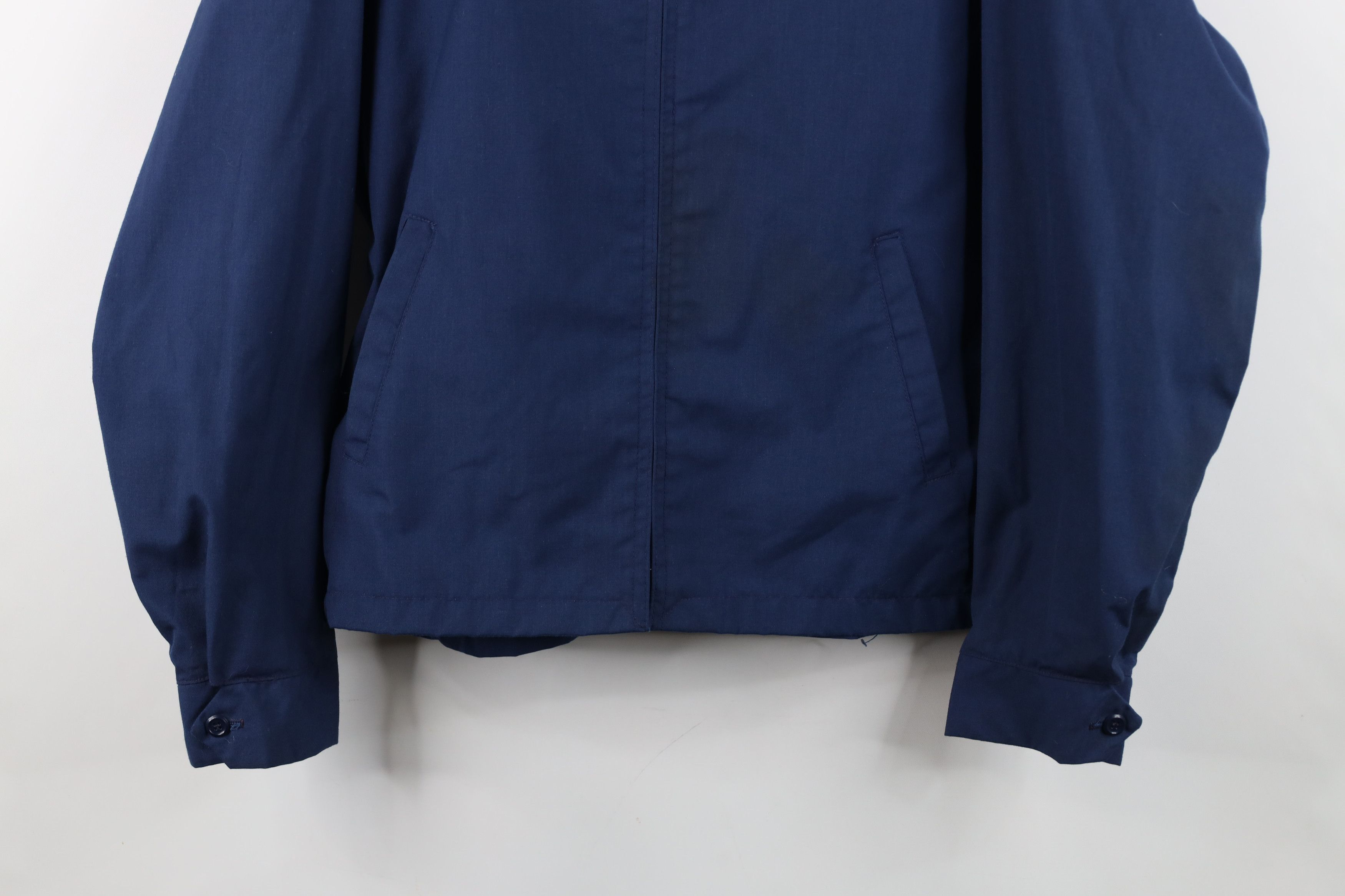 Vintage Vintage 60s Streetwear Racer Bomber Jacket Navy Blue USA Size US XXL / EU 58 / 5 - 3 Thumbnail