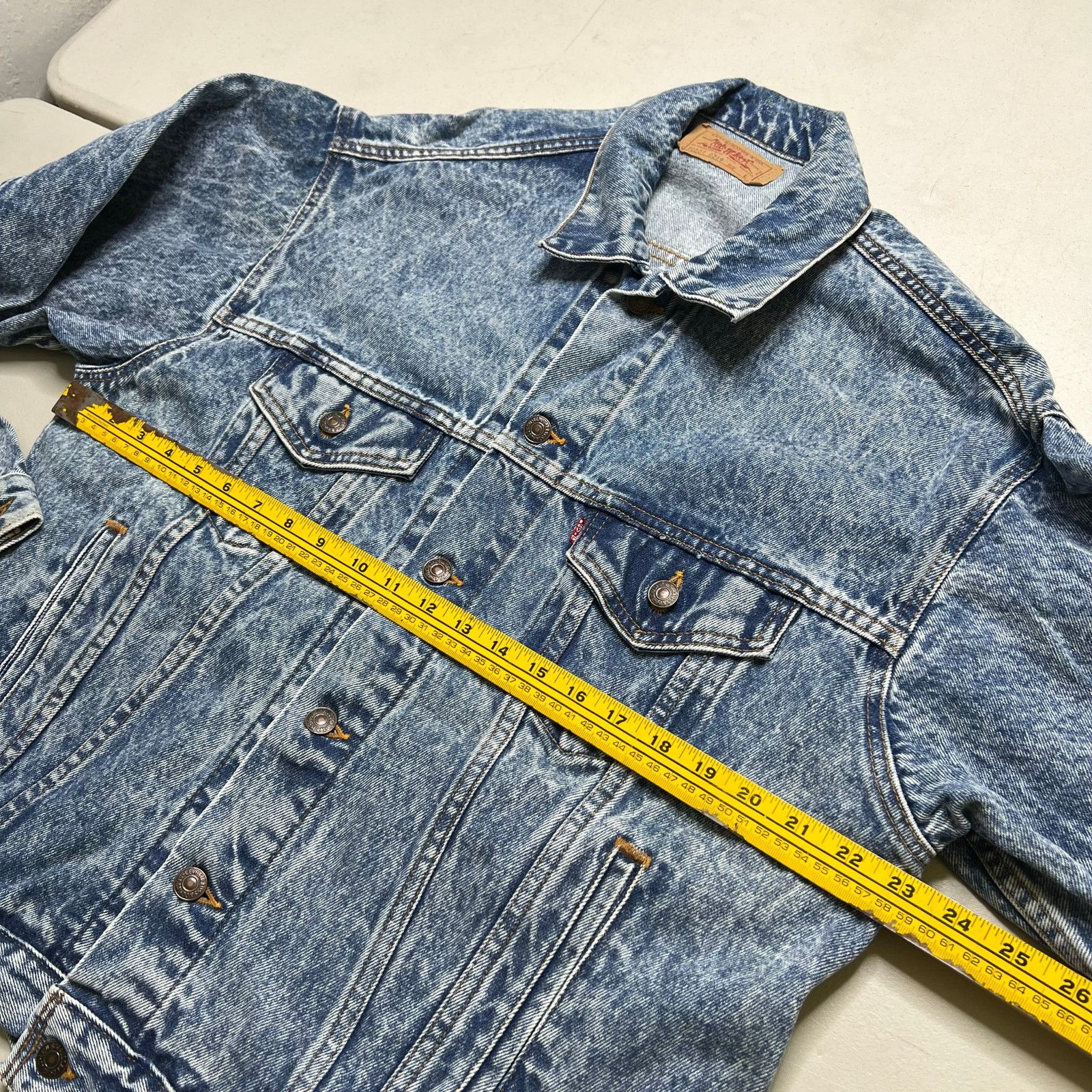 Levi's Vintage Levi’s 70507 Acid Wash Denim Trucker Jacket USA L Size US L / EU 52-54 / 3 - 7 Thumbnail