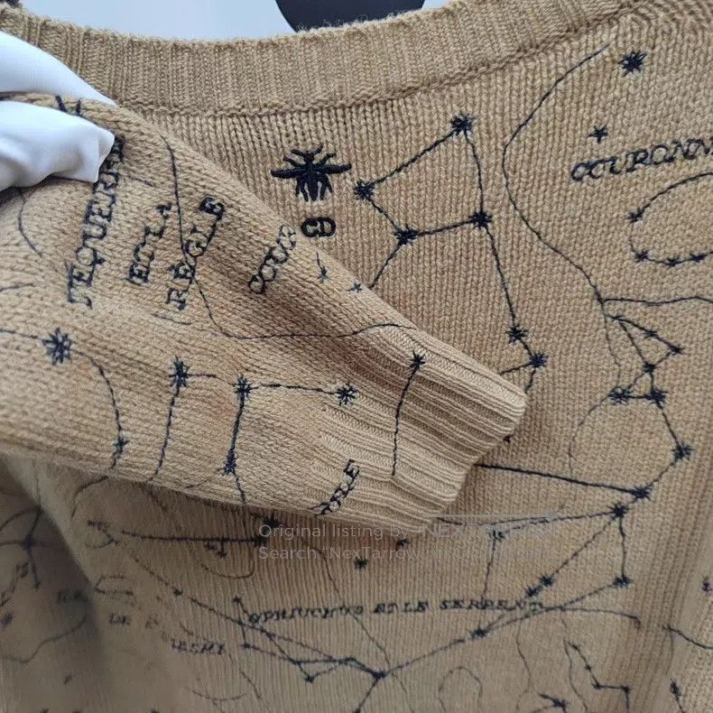 Dior Dior Constellation embroidered cashmere sweater Size XS / US 0-2 / IT 36-38 - 5 Thumbnail