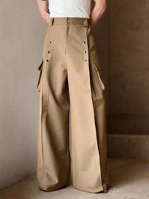 VIBE Vintage Casual wide leg plated Size US 34 / EU 50 - 7 Thumbnail
