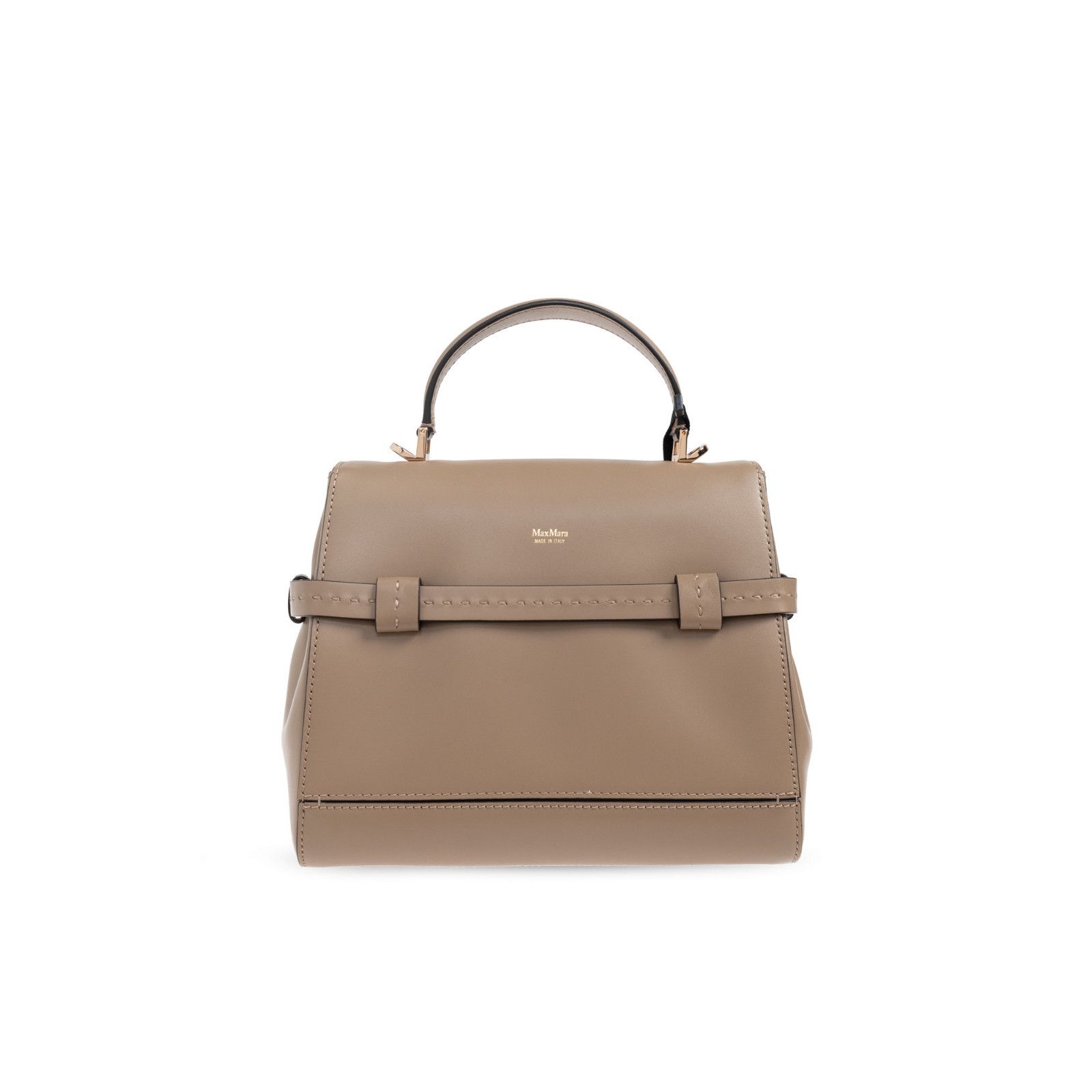Max Mara MAX MARA Margaux Beige Leather Bag New And Authentic Size ONE SIZE - 2 Thumbnail