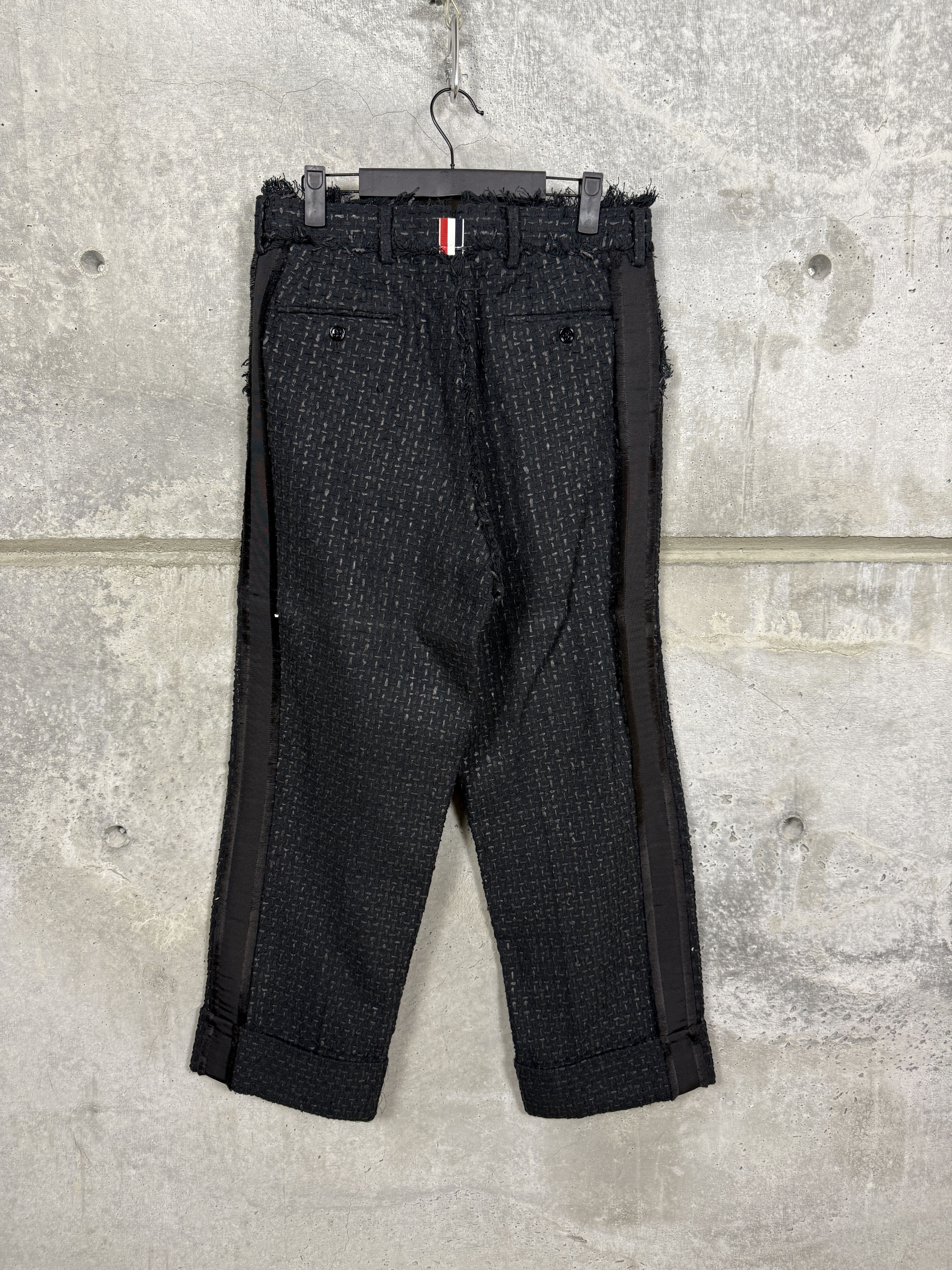 Thom Browne Thom Browne Frayed Edge Sample Suit Jacket and Pants Size 46R - 11 Thumbnail