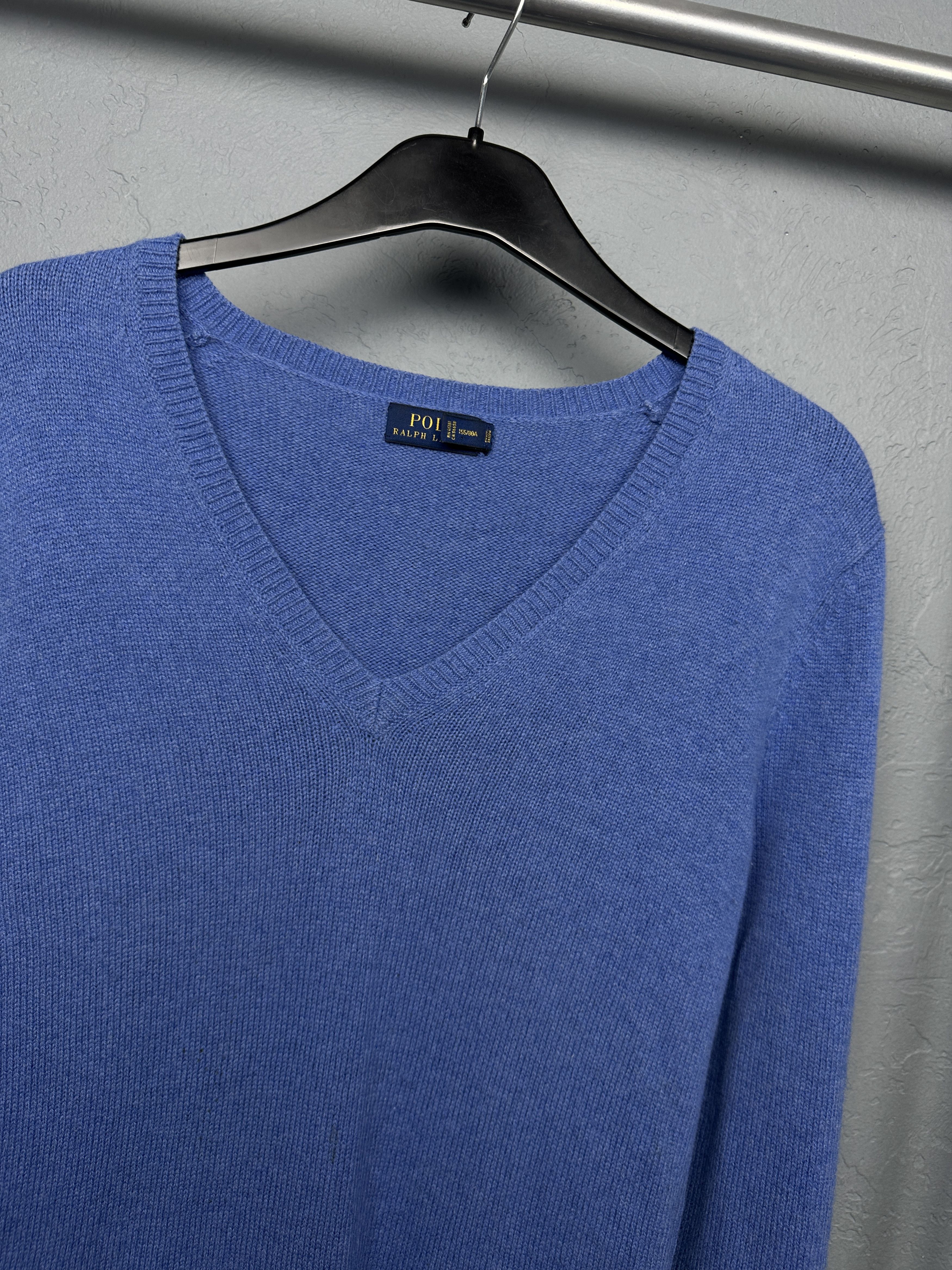 Polo Ralph Lauren Polo Ralph Lauren Womens V-Neck Sweater Size XS / US 0-2 / IT 36-38 - 2 Thumbnail