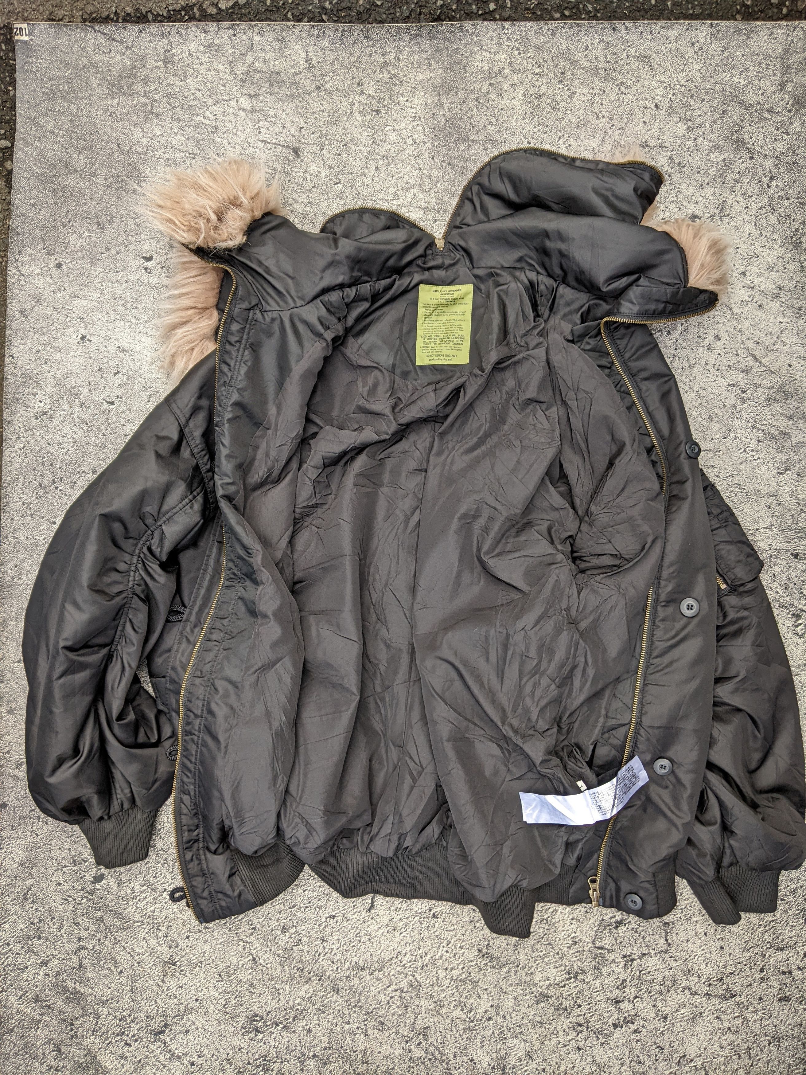 Other N2B Fur Zip Bomber By Niko And.. Rick Owens Style Size US L / EU 52-54 / 3 - 5 Thumbnail
