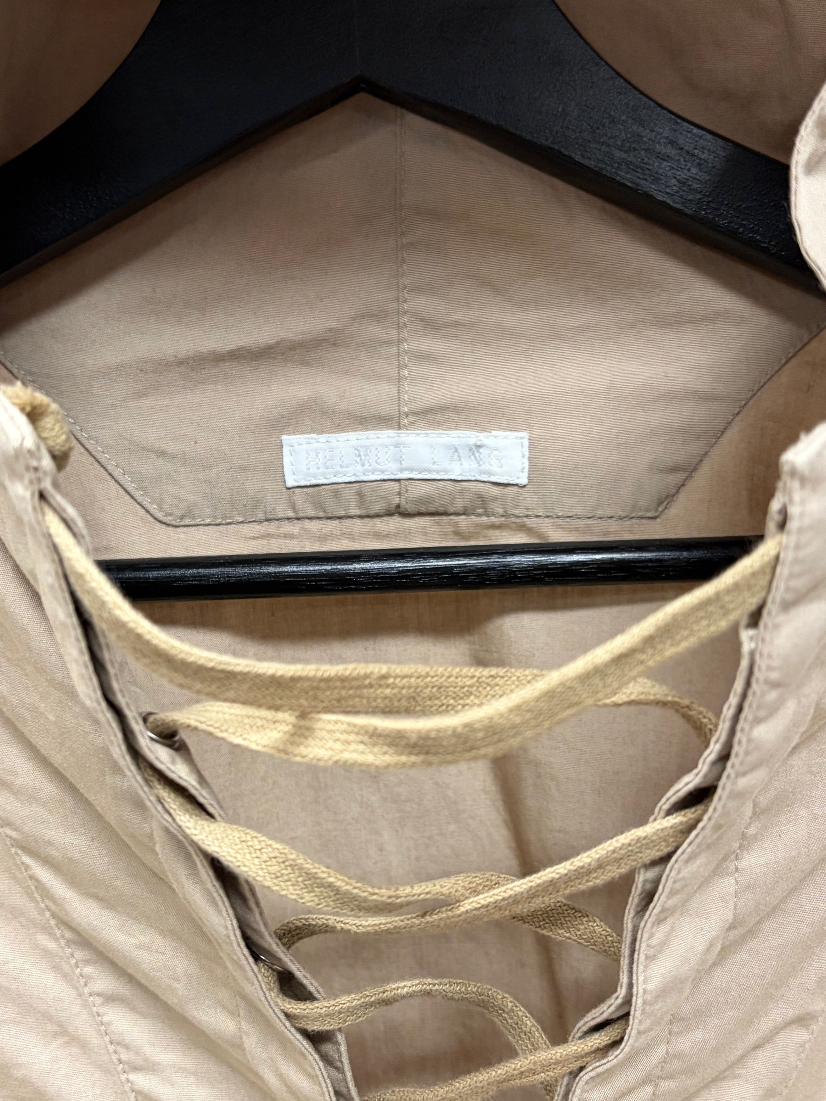Helmut Lang Vintage Helmut Lang Military Hooded Anorak ‘Smock’ Jacket Size US S / EU 44-46 / 1 - 3 Thumbnail