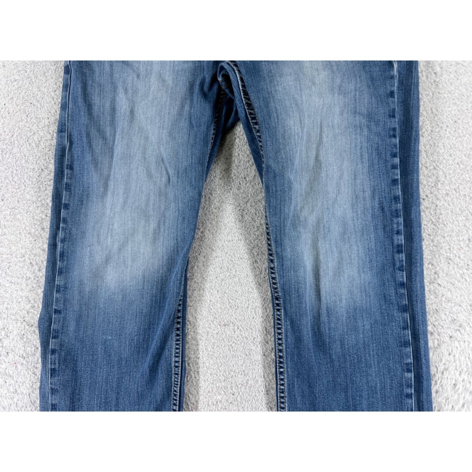 Calvin Klein Calvin Klein Pants Men 32 Blue Denim Jean Boot Cut Cotton Blend Embroider 32x27 Size US 32 / EU 48 - 3 Thumbnail