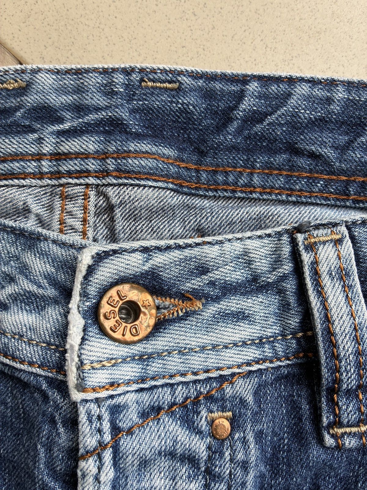 Diesel DIESEL SAFADO "Blue Eyecons" 0827V - Made in Italy - W33 L34 Size US 33 - 7 Thumbnail