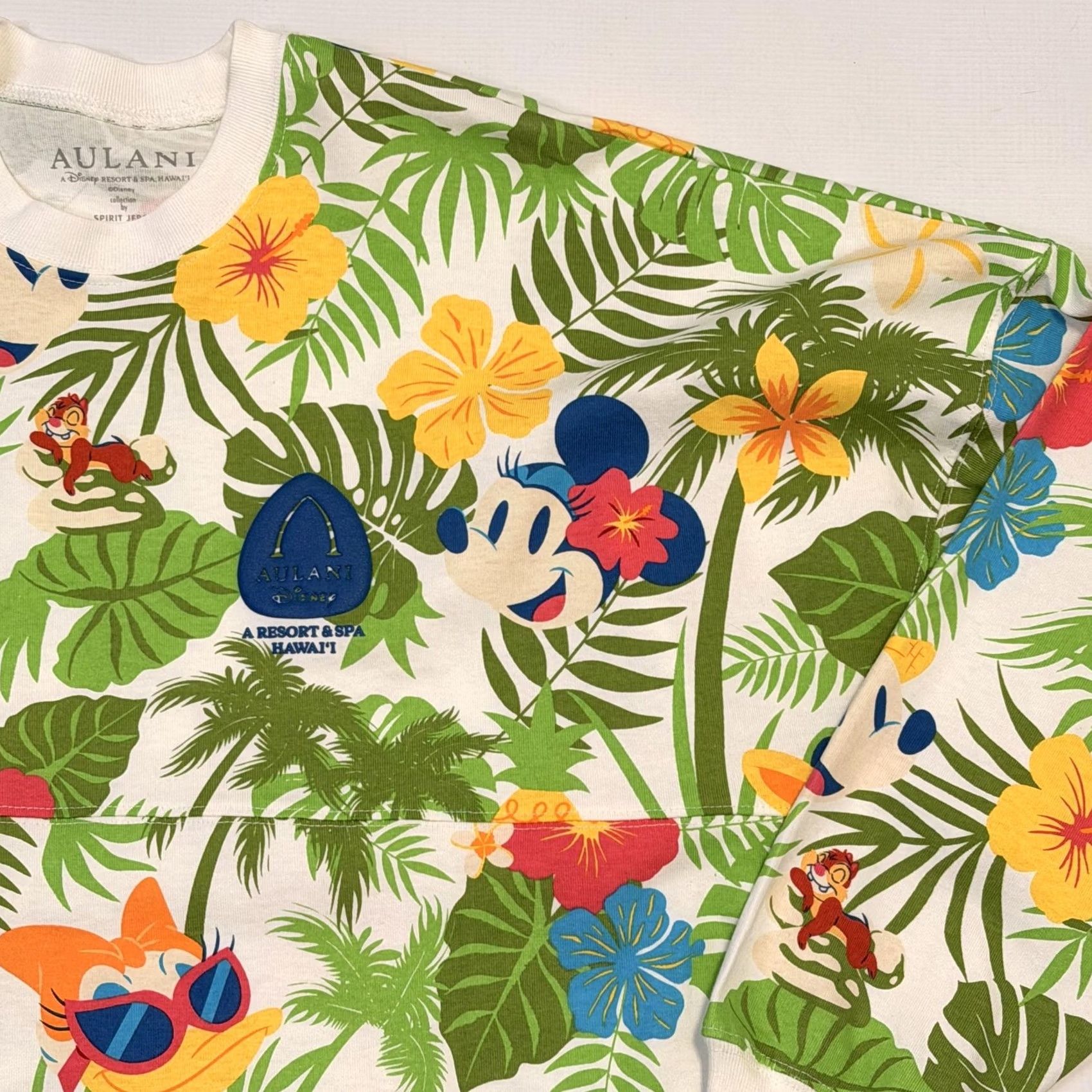 Disney Disney Aulani Resort Hawaii Spirit Jersey Shirt Medium Hibiscus Palm Leaves Size US M / EU 48-50 / 2 - 2 Thumbnail