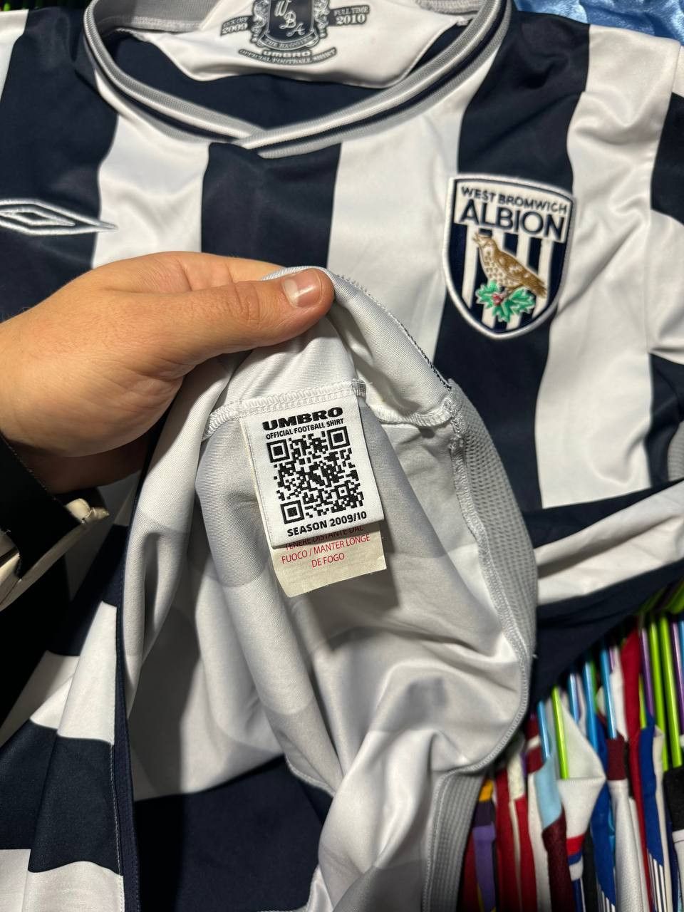 Umbro × Vintage West Bromwich Albion 2009/10 Umbro Vintage Soccer Jersey M Size US M / EU 48-50 / 2 - 16 Thumbnail