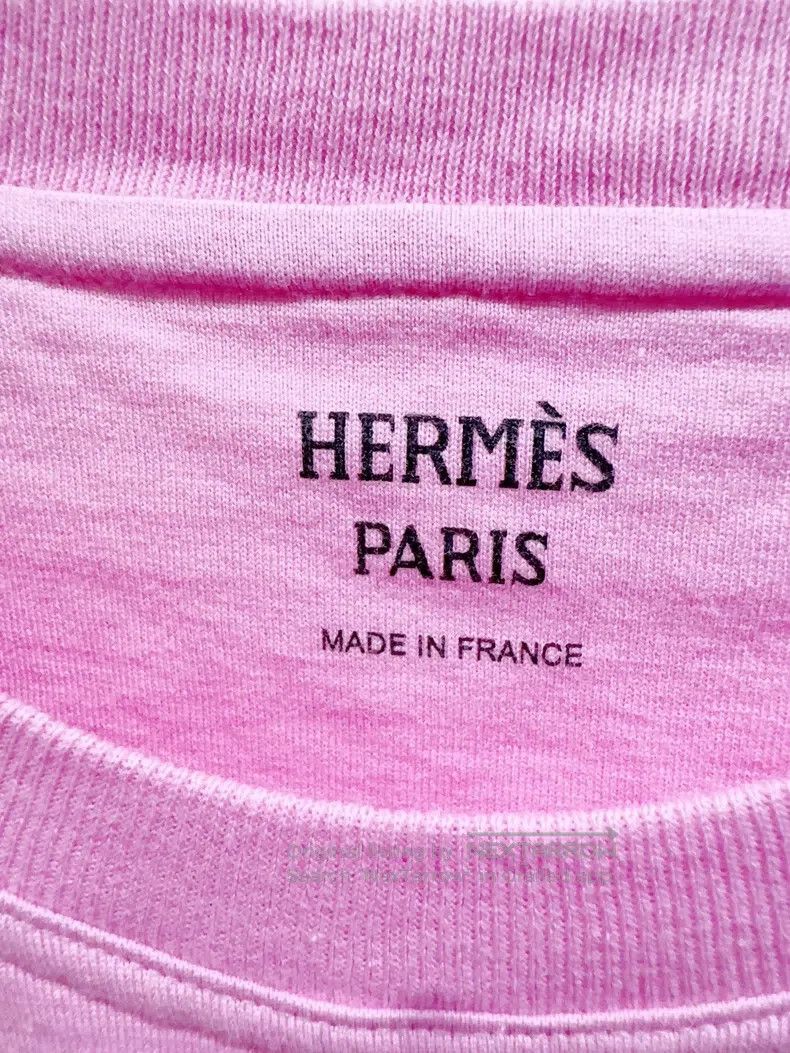 Hermes Hermes Pink pig nose short-sleeved shirt Size XS / US 0-2 / IT 36-38 - 3 Thumbnail
