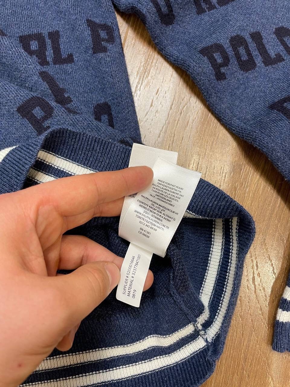 Polo Ralph Lauren Vintage Ralph Lauren Monogram Multilogo Sweater Sweatshirt Size US XS / EU 42 / 0 - 9 Thumbnail