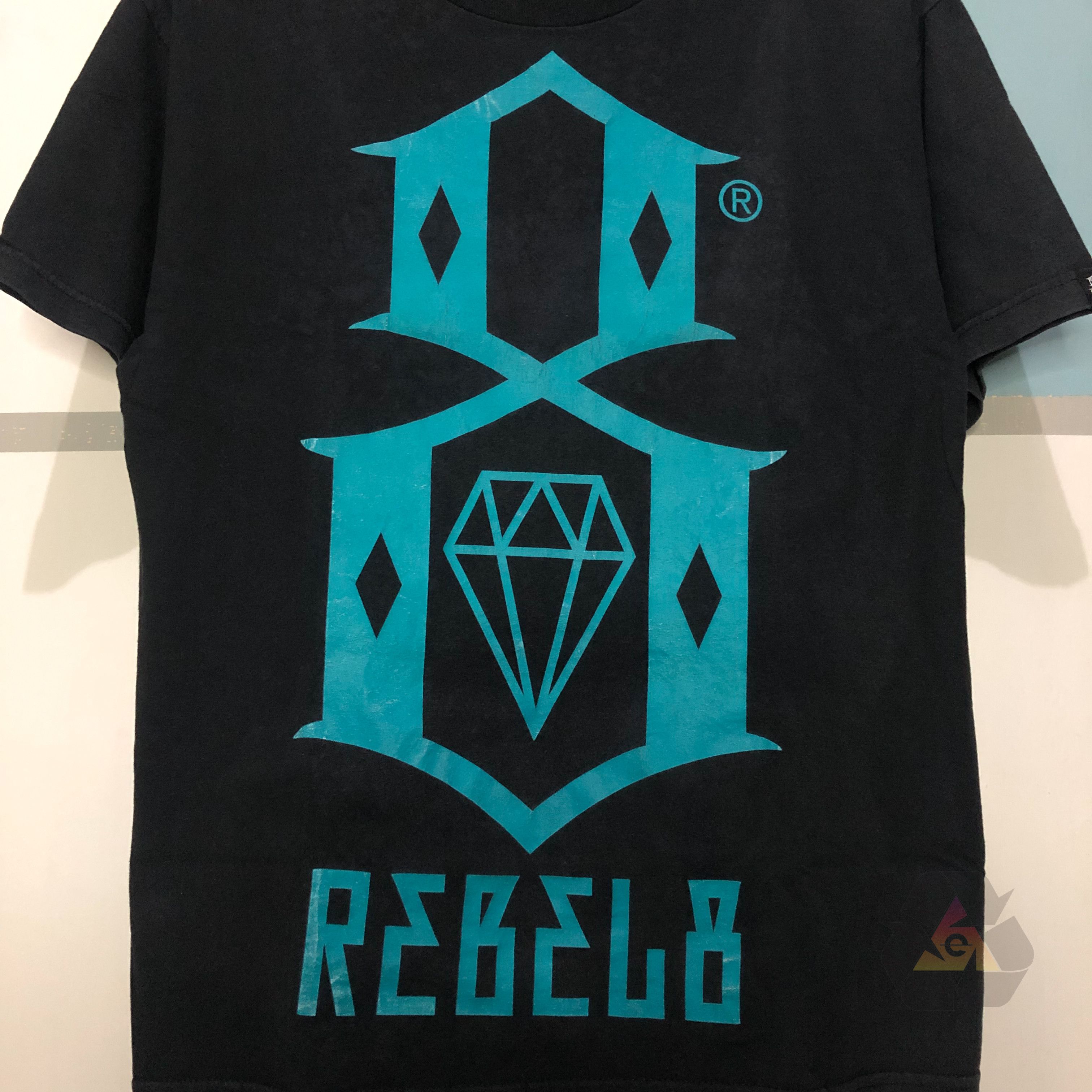 Rebel8 × Vintage Rebel 8 Vintage Big Logo T-Shirt Y2K Size US L / EU 52-54 / 3 - 5 Thumbnail