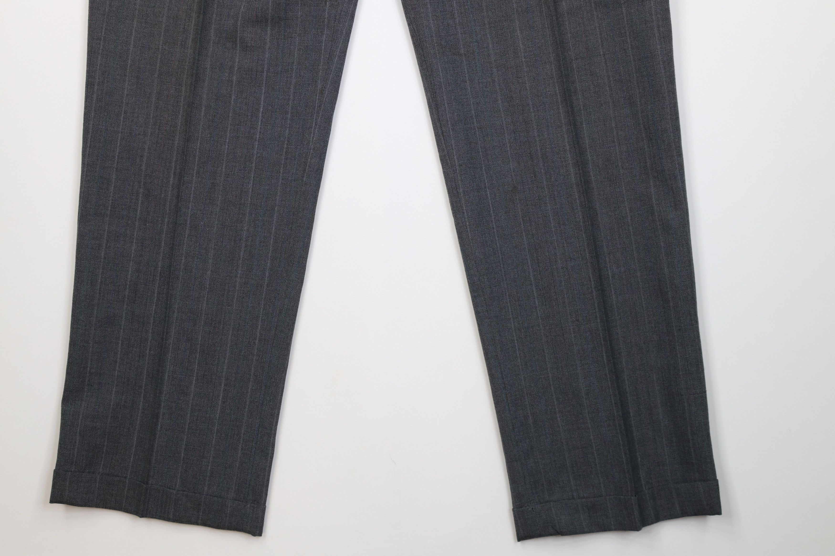 Vintage Vintage 70s Worsted Wool Blend Knit Wide Leg Chino Pants USA Size US 38 / EU 54 - 5 Thumbnail