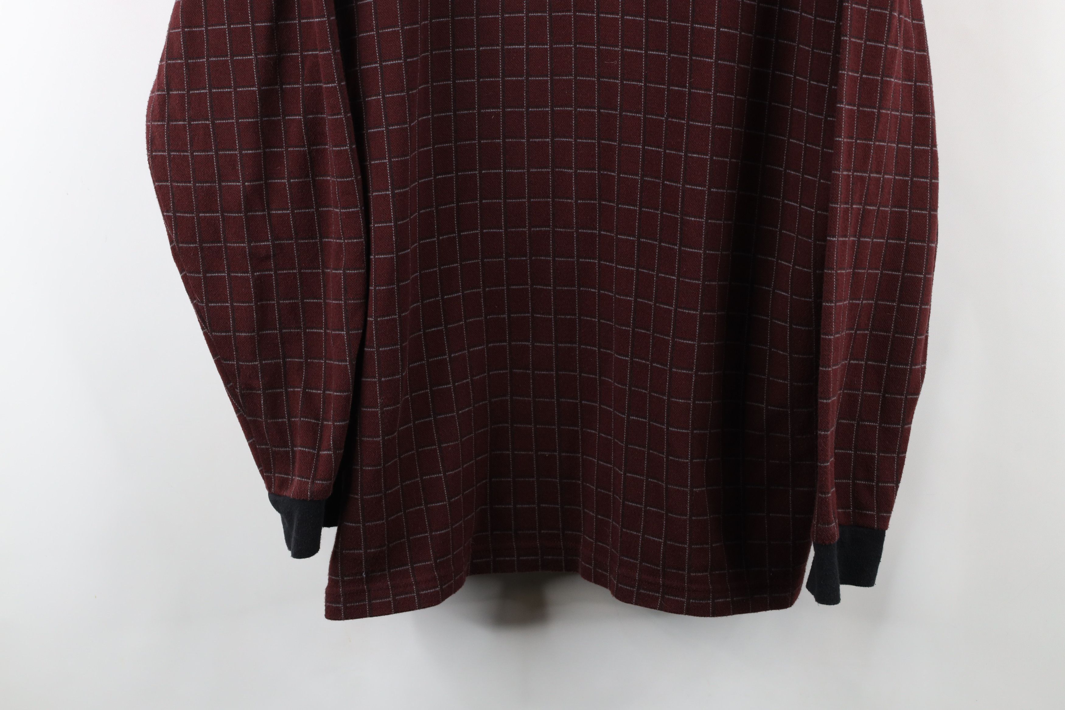 Vintage Vintage 90s Streetwear Knit Long Sleeve Rugby Polo Size US L / EU 52-54 / 3 - 3 Thumbnail