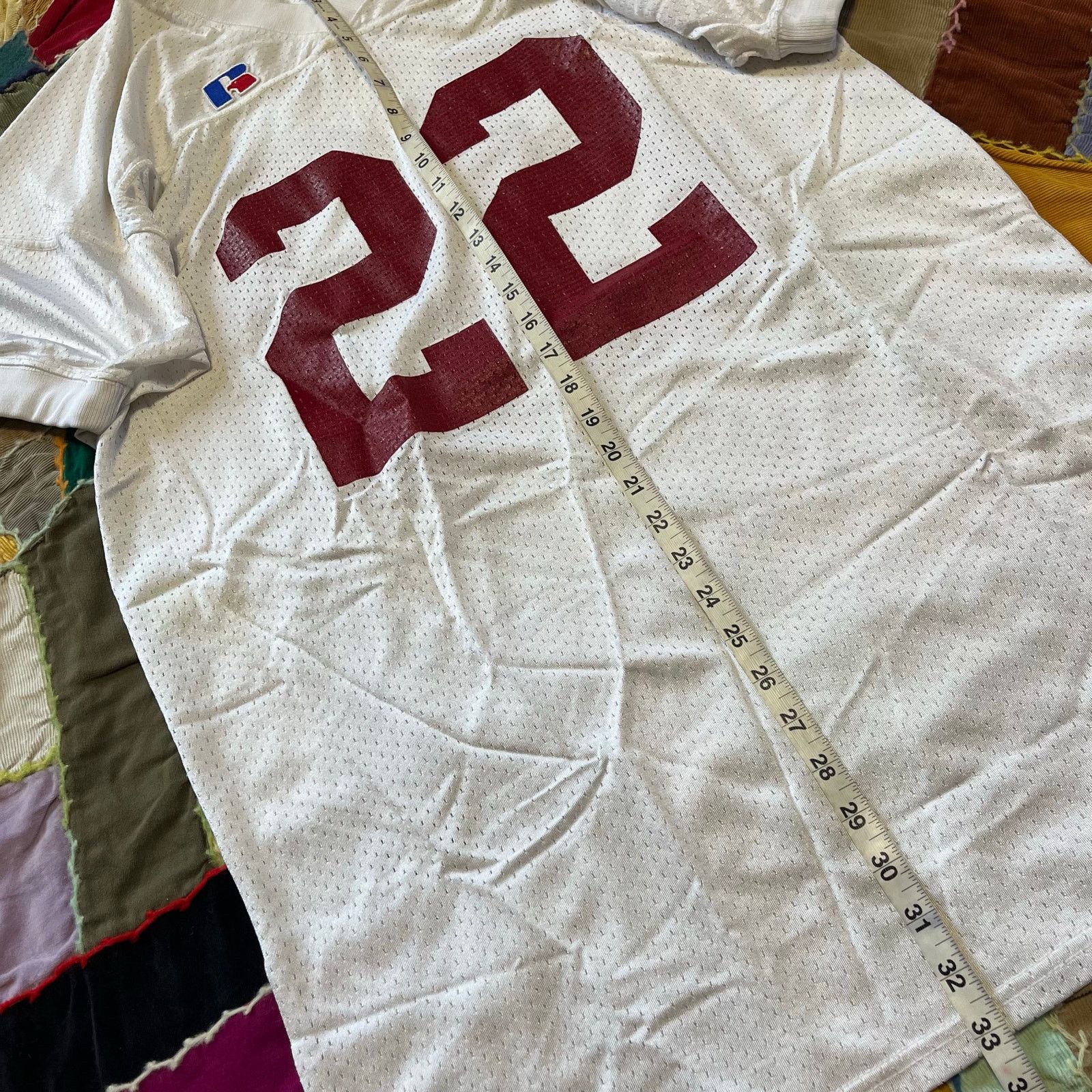 Russell Athletic Vintage Russell Alabama Crimson Tide #22 White Away Jersey Size XL / US 12-14 / IT 48-50 - 4 Thumbnail