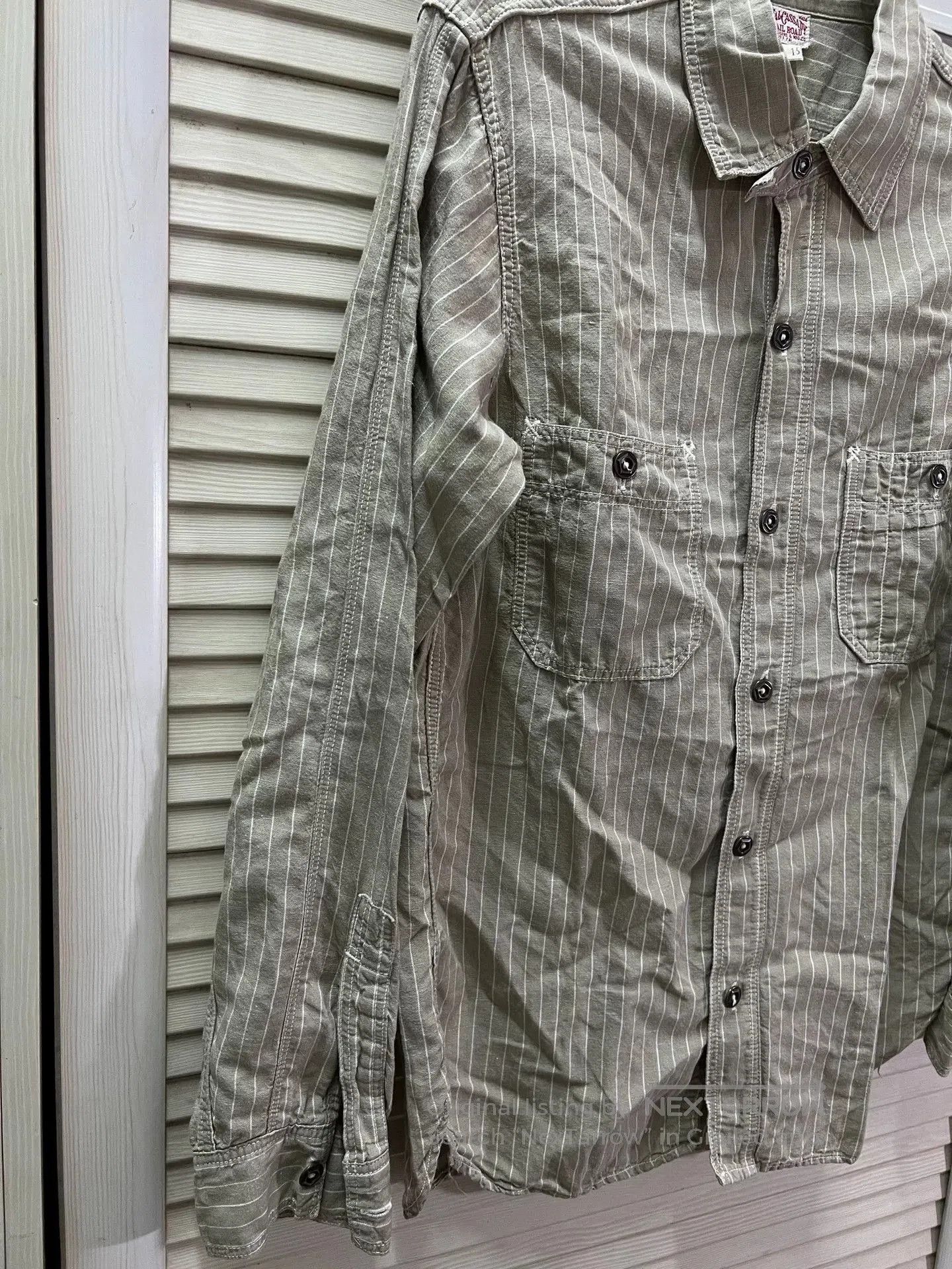 Freewheelers FREEWHEELERS UNION “Neal” Chambray Shirt. Size US M / EU 48-50 / 2 - 3 Thumbnail