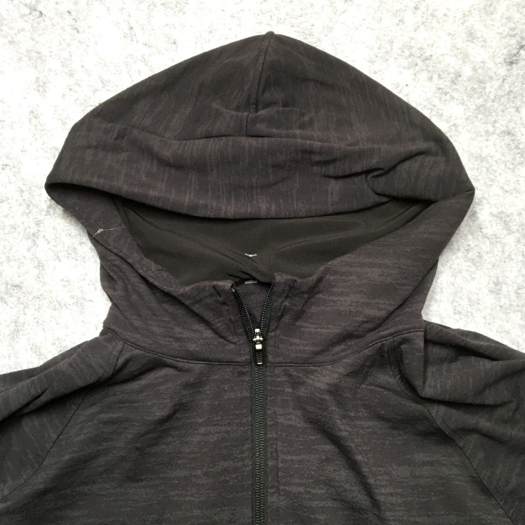 Lululemon Lululemon City Sweat Performance Hoodie Mens XL Black Full Zip Athletic Jacquard Size US XL / EU 56 / 4 - 4 Thumbnail