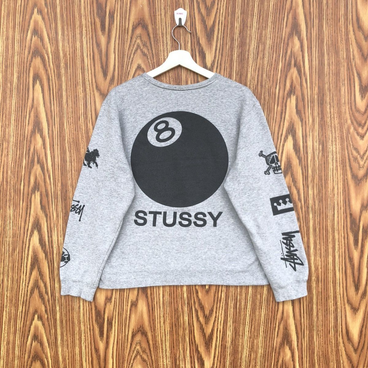 Stussy Vintage Stussy Crown Collage 8 Ball Crewneck Sweatshirt Size US M / EU 48-50 / 2 - 7 Thumbnail