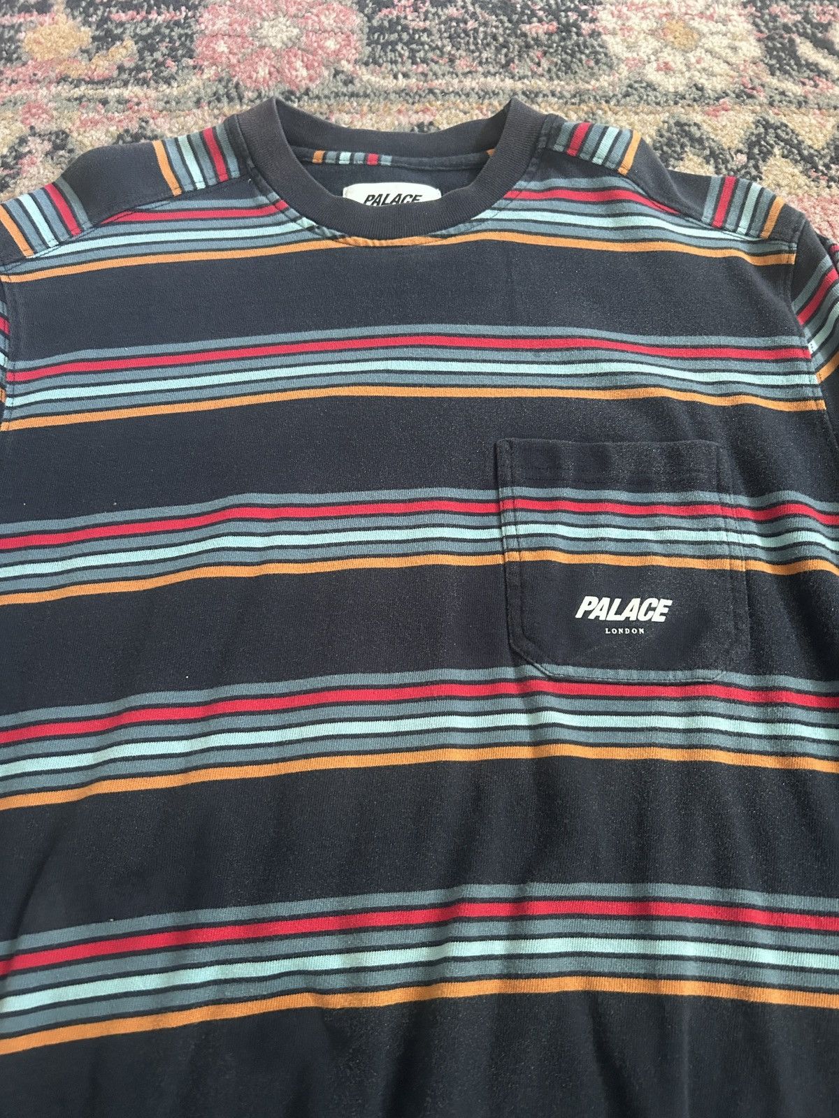 Palace Palace Skateboards l Striped Long Sleeve Pocket T-Shirt Size US M / EU 48-50 / 2 - 2 Thumbnail