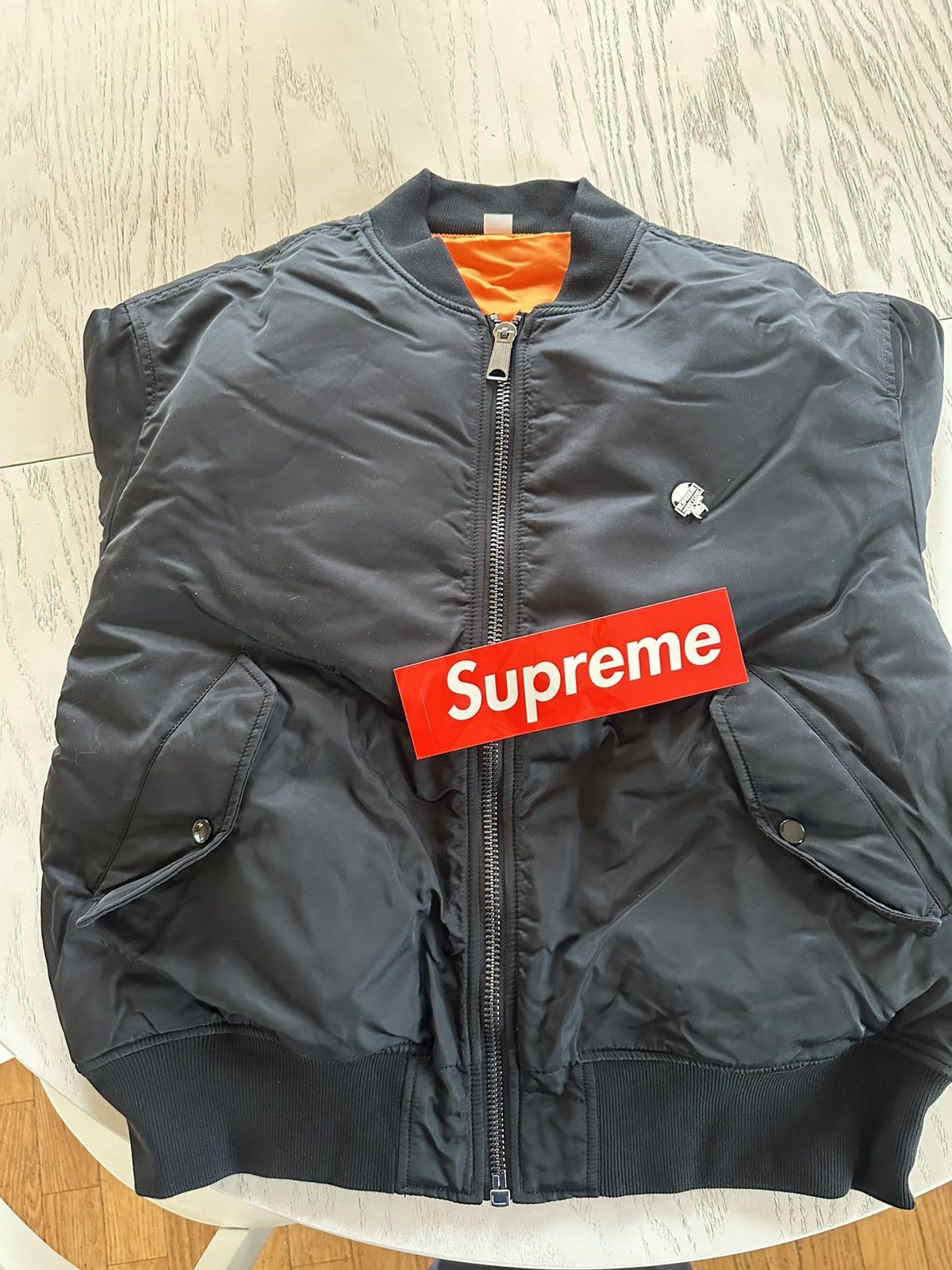 image of Supreme Bounty Hunter Bomber Jacket in Black, Men's (Size Large)