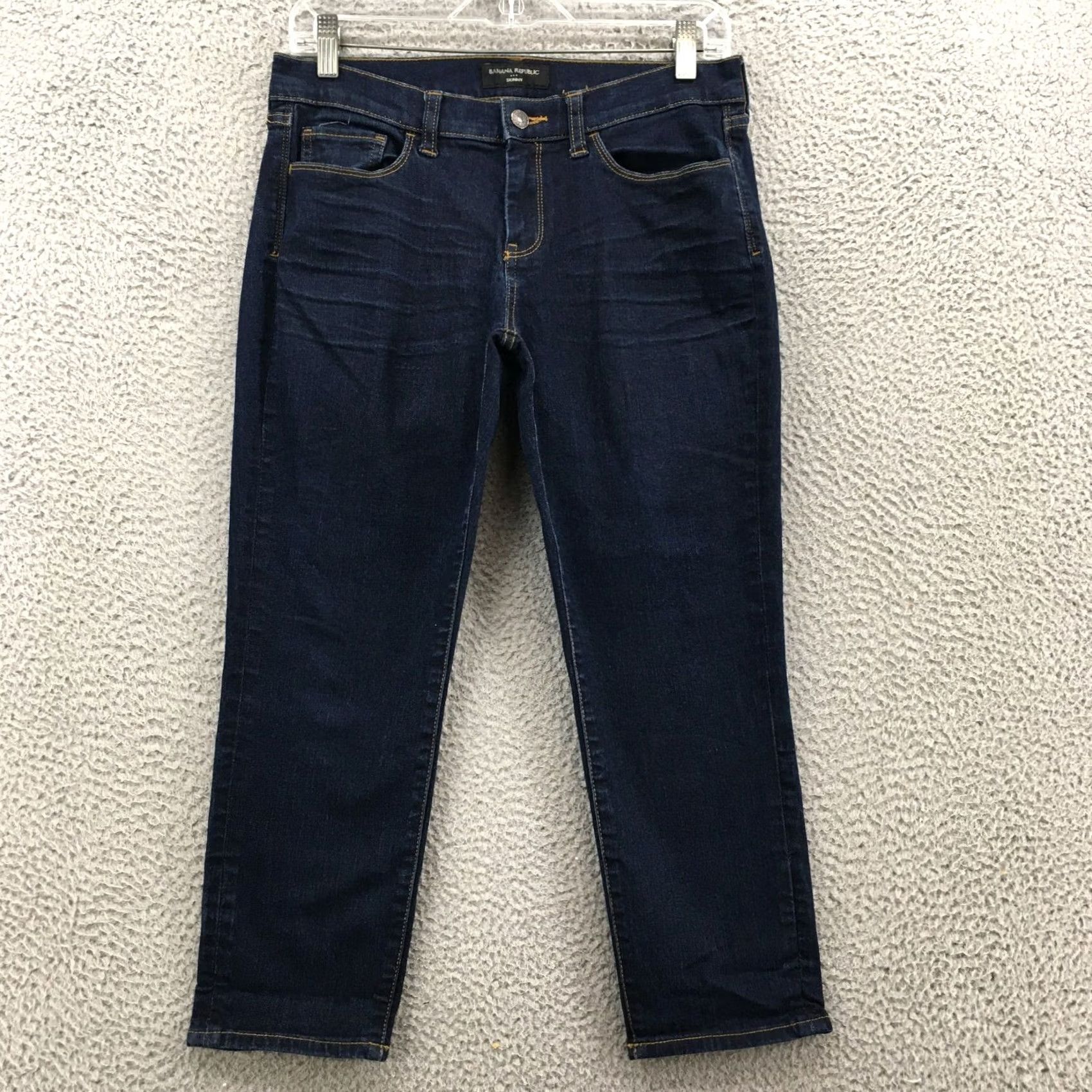Banana Republic Banana Republic Skinny Jeans Womens 8P Blue Dark Wash Denim Jeans Size 30" / US 8 / IT 44 - 2 Thumbnail