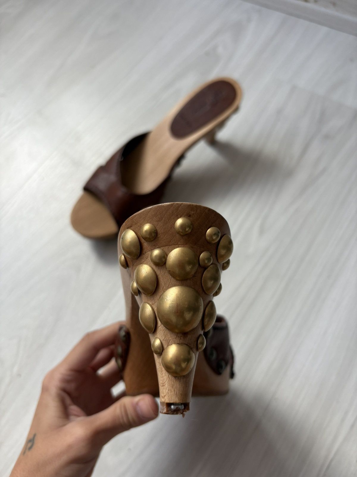 Miu Miu Miumiu clog mules Size US 7.5 / IT 37.5 - 11 Thumbnail