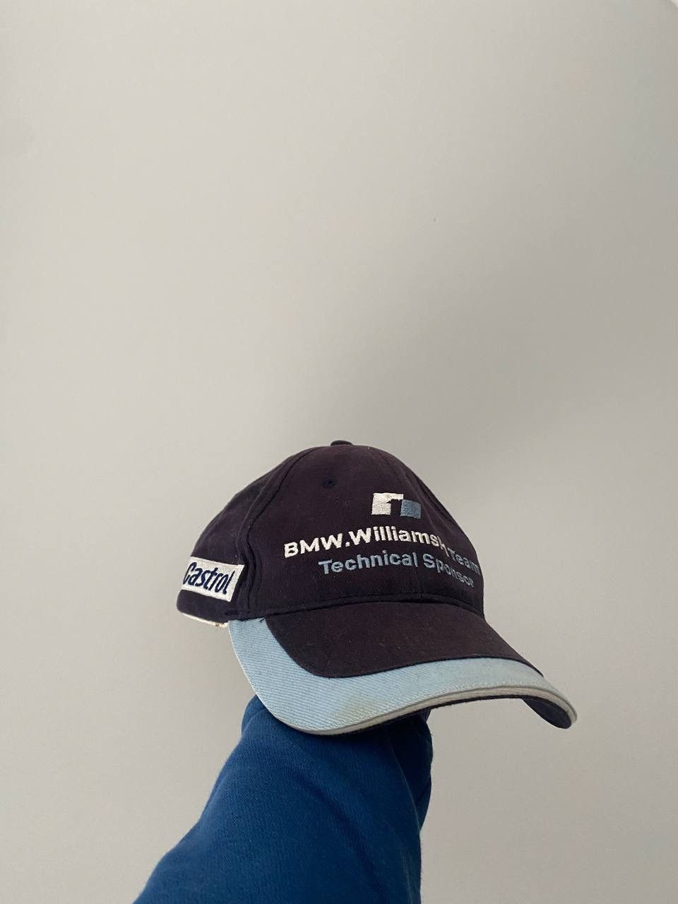 Vintage Vintage BMW Williams F1 Team Faded Racing Cap Y2K Os Size ONE SIZE - 2 Thumbnail