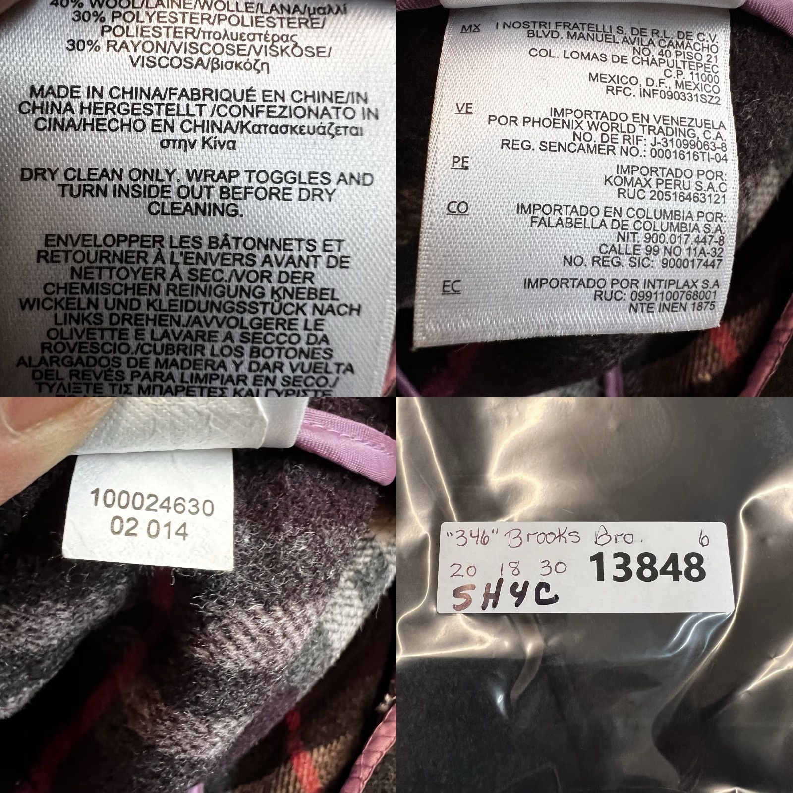 Brooks Brothers VINTAGE Brooks Brothers Wool Blend Jacket Women Size 6 Hooded Casual Fall Winter Size M / US 6-8 / IT 42-44 - 8 Thumbnail