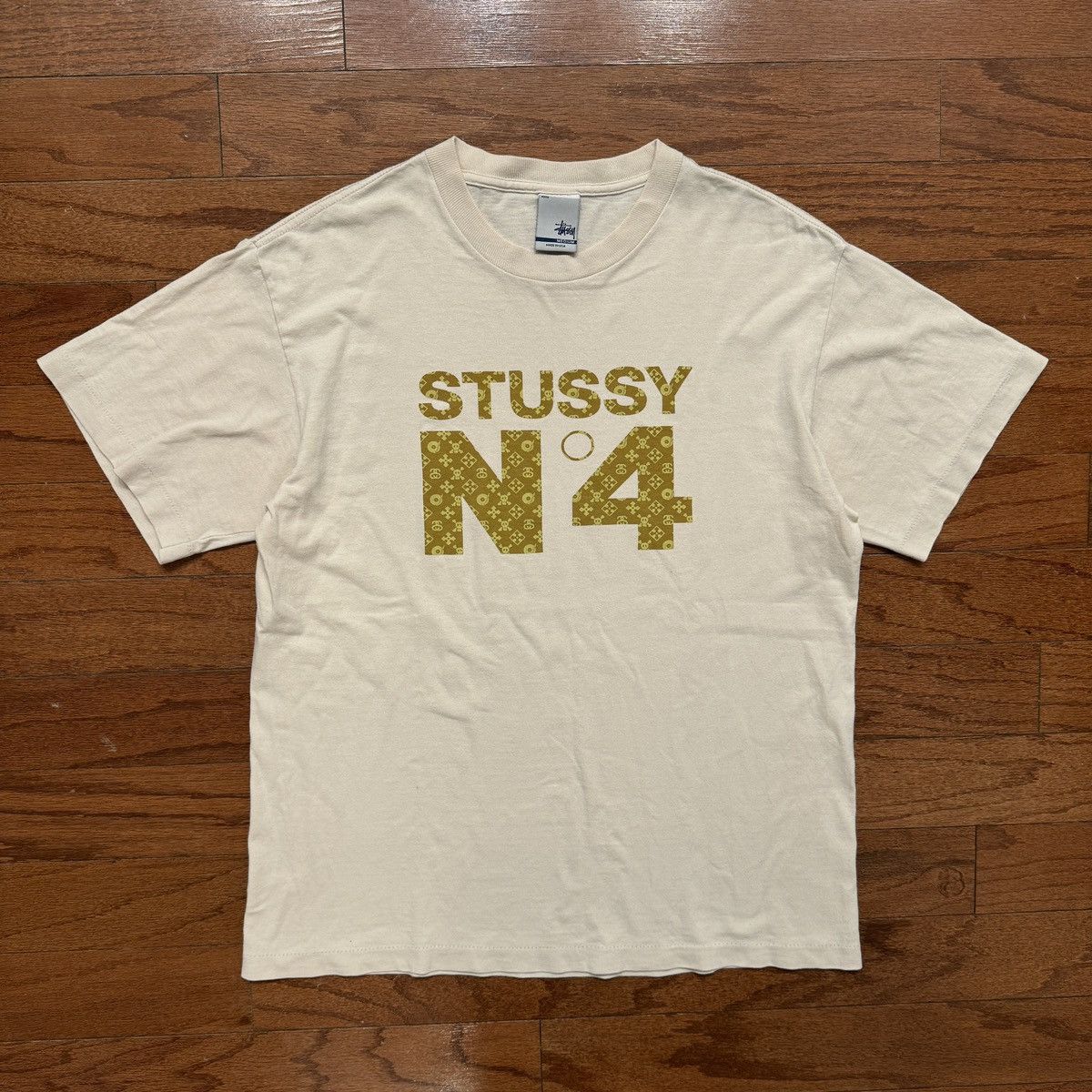 Stussy Vintage Stussy No 4 Monogram Tshirt Size:M Size US M / EU 48-50 / 2 - 1 Thumbnail