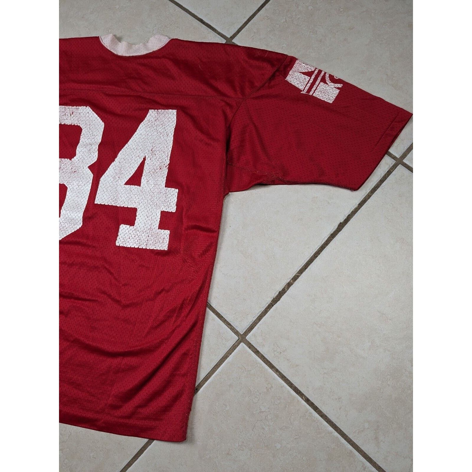 Champion Vtg 1970'S Champion Products Practice JERSEY Red USA RARE Size US M / EU 48-50 / 2 - 12 Thumbnail