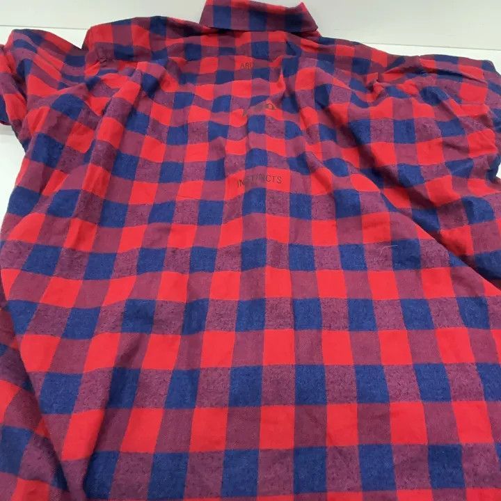 Balenciaga Balenciaga Balenciaga Red and Blue Checkered Casual Shirt Size US M / EU 48-50 / 2 - 5 Thumbnail