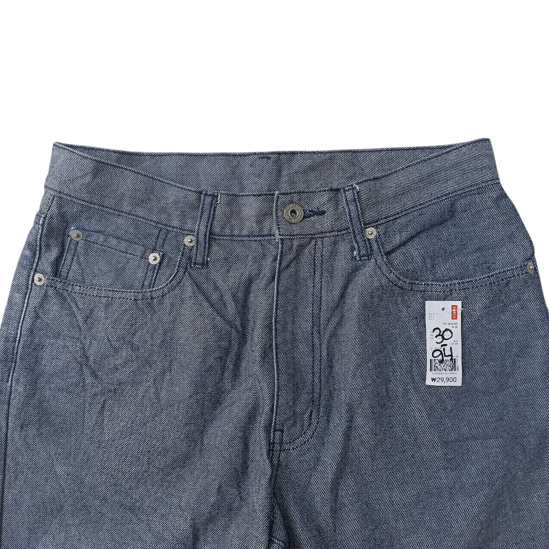 Japanese Brand × Uniqlo Vintage 90s Uniqlo Wide Fit Denim Pants Size US 31 - 3 Thumbnail