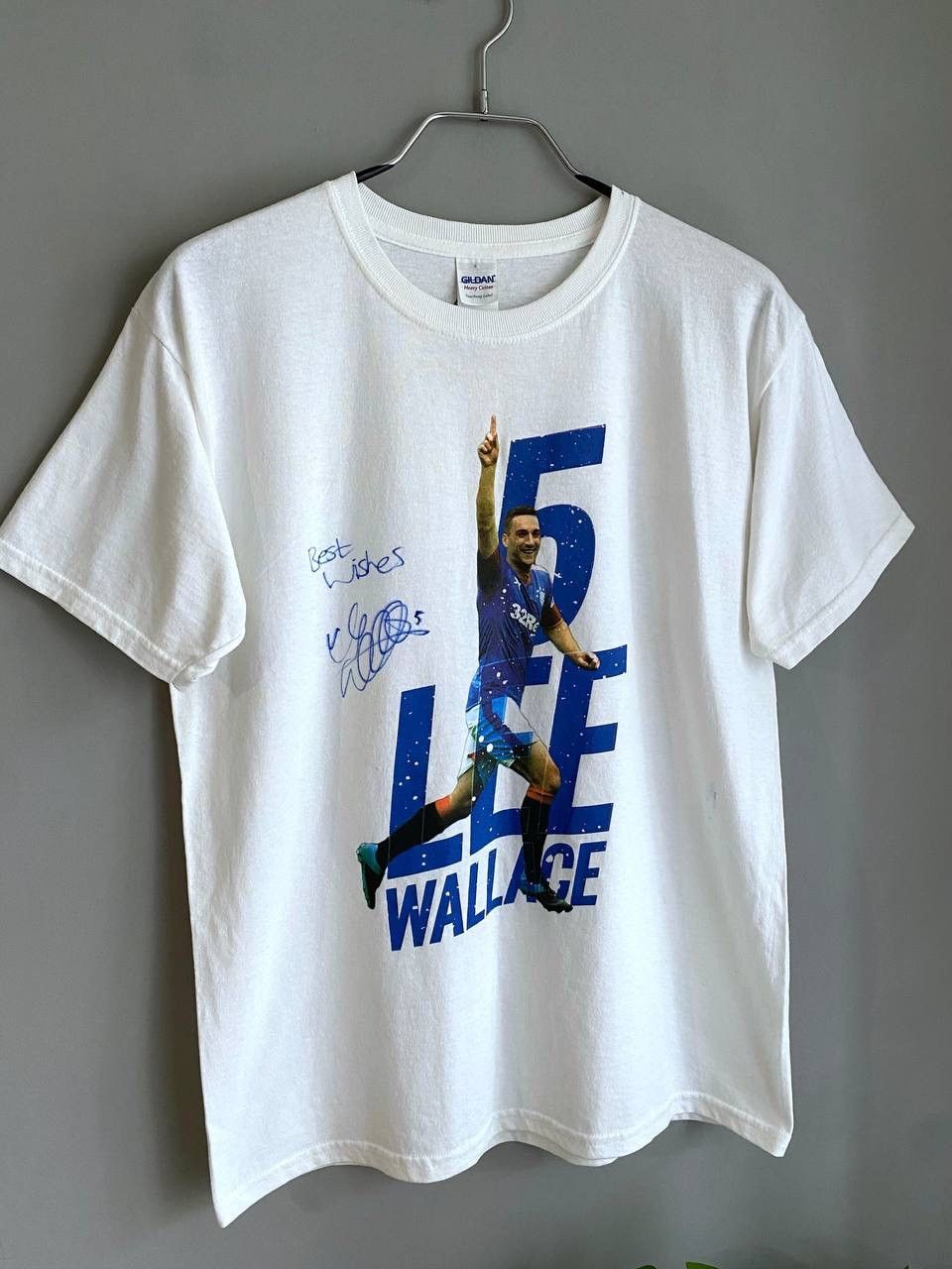 Umbro Rangers Official Merchandise T-Shirt Autograph #5 WALLACE XL Size US XL / EU 56 / 4 - 2 Thumbnail