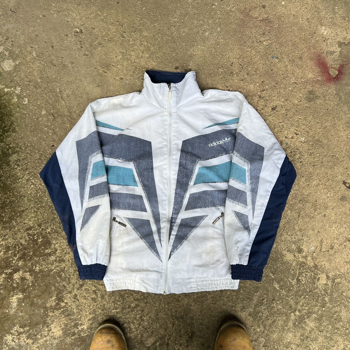 Adidas × Vintage VINTAGE ADIDAS WINDBREAKER JACKET Size US M / EU 48-50 / 2 - 2 Thumbnail