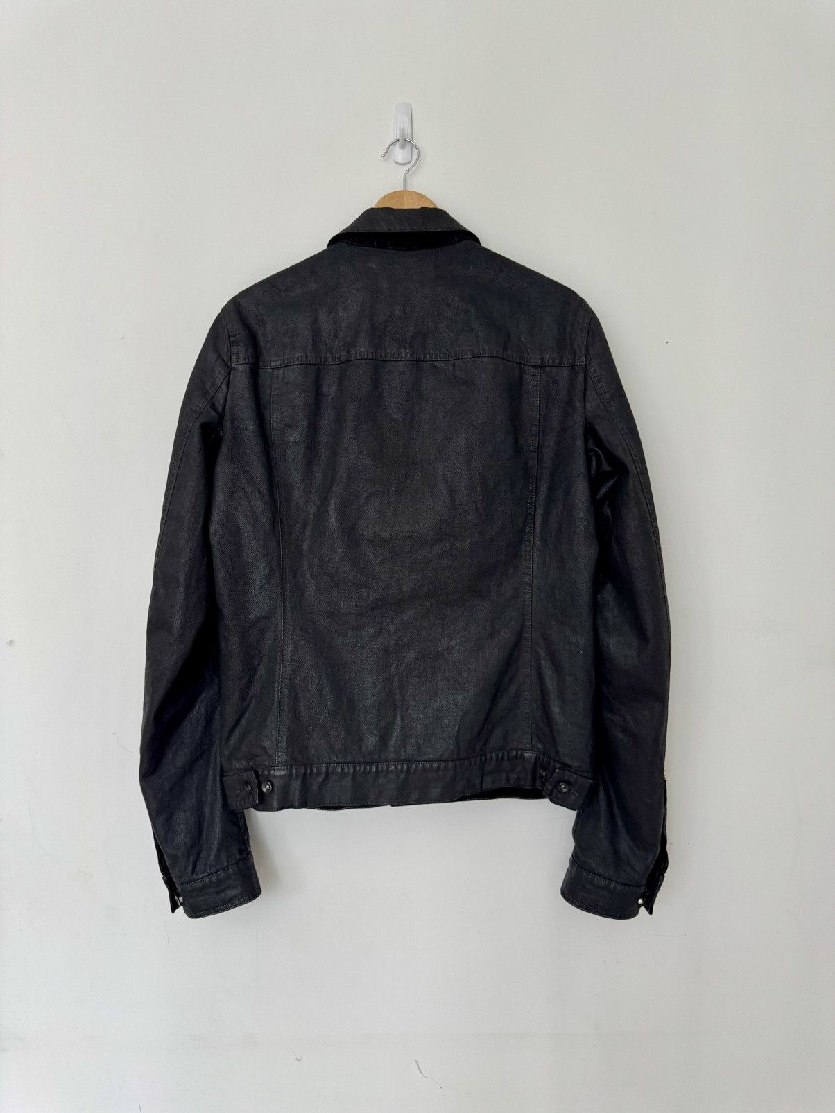 Rick Owens Rick Owens Drkshdw FW13 Waxed Jacket Size US L / EU 52-54 / 3 - 2 Thumbnail
