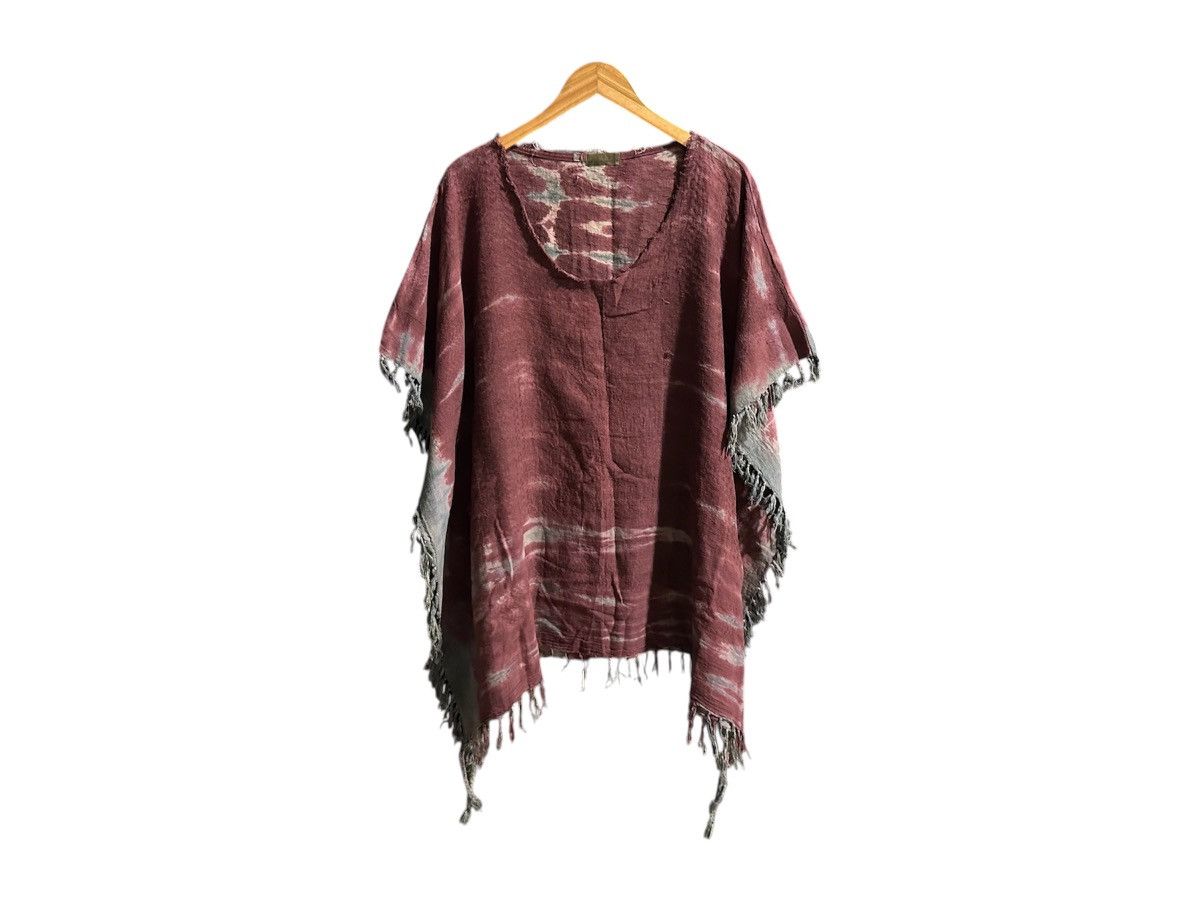 GOA 🔥Y2K Archived Goa Frayed Tie Dye Oversized Shirt Size US XXL / EU 58 / 5 - 2 Thumbnail