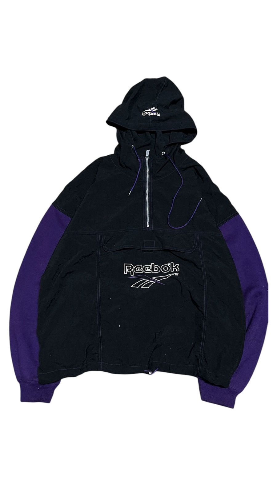 Reebok VINTAGE ANORAK REEBOK x PULL OVER HODDIE x RARE Size US L / EU 52-54 / 3 - 1 Thumbnail