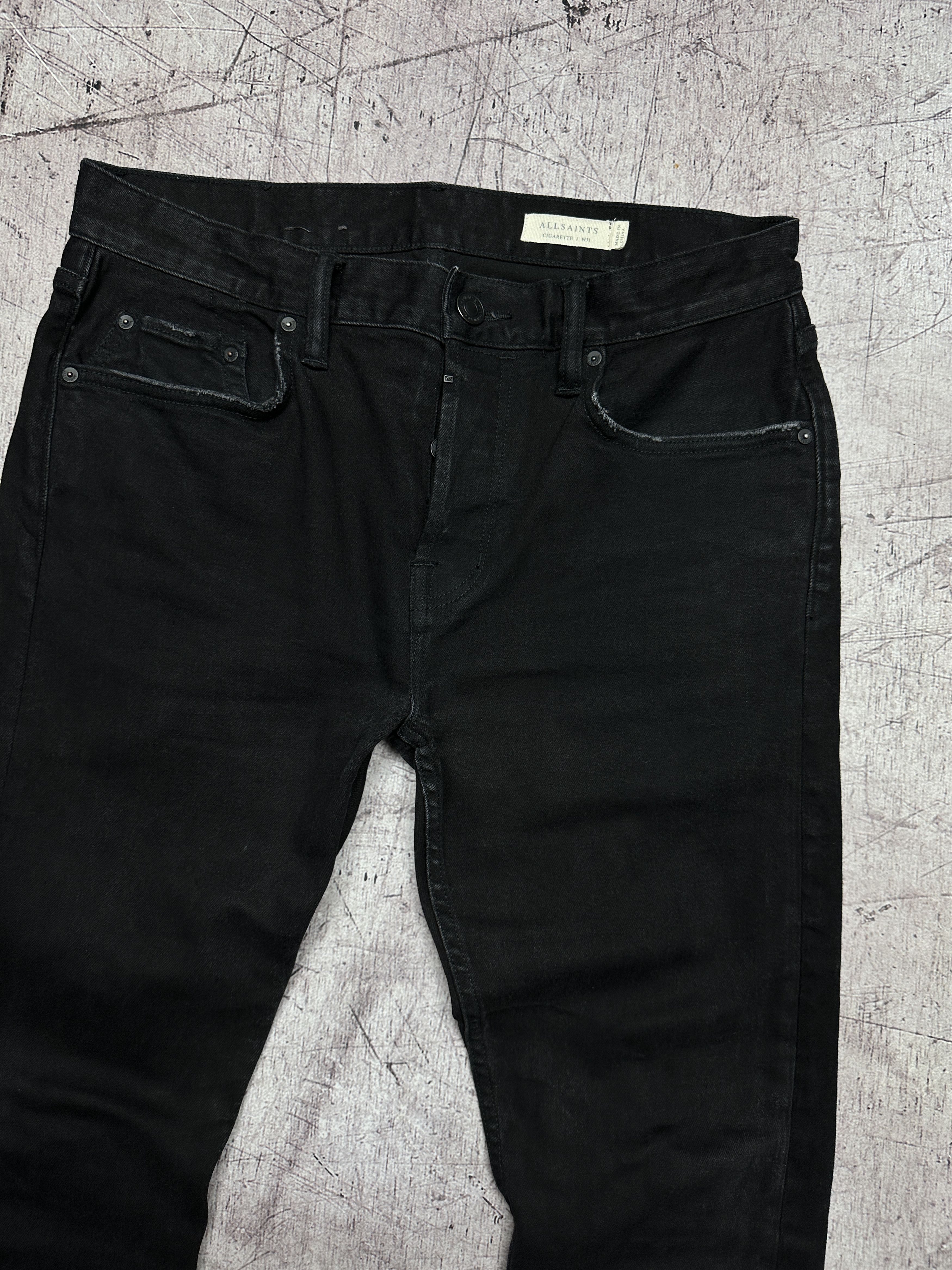 Allsaints Allsaints Mens Cigarette Denim Pants Jeans Size US 31 - 2 Thumbnail