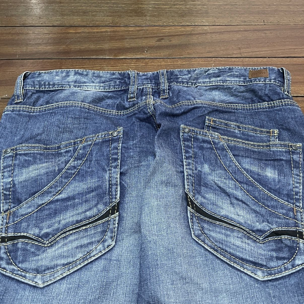 14th Addiction Rare Design Vintage Brand Nicole Club Flared Jeans 1990s Size US 33 - 4 Thumbnail