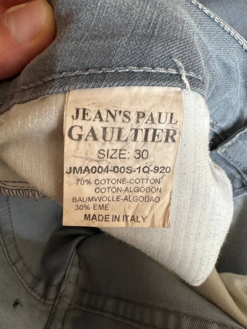 Jean Paul Gaultier Slim Jeans Size US 30 / EU 46 - 6 Thumbnail